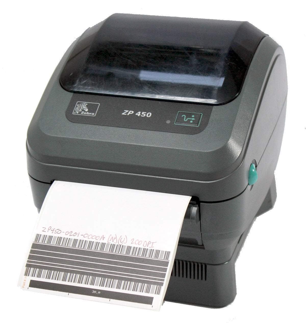 Zebra ZP 450 ZP450-0201-0000A Direct Thermal Barcode Label Printer Network USB Peeler 203dpi (Renewed)