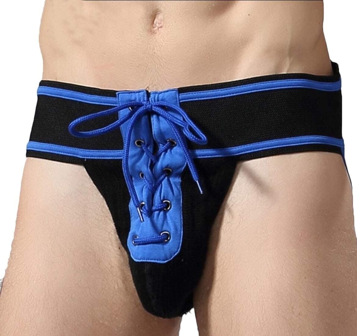 Unko Men Jockstrap Athletic Supporter Performance Underwear Low-Rise Briefs