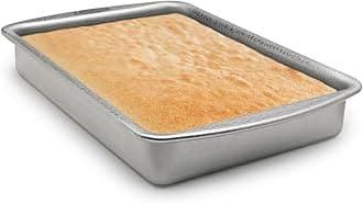 Doughmakers 10261 Non-Stick Grade Aluminum Cake Pan, Metallic