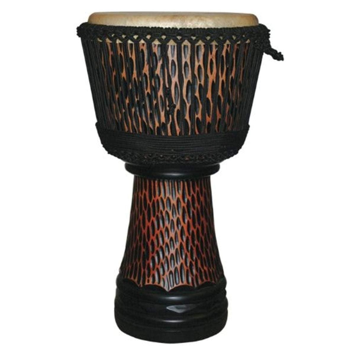 X8 Drums King Cheetah Elite Pro Djembe Drum, Large