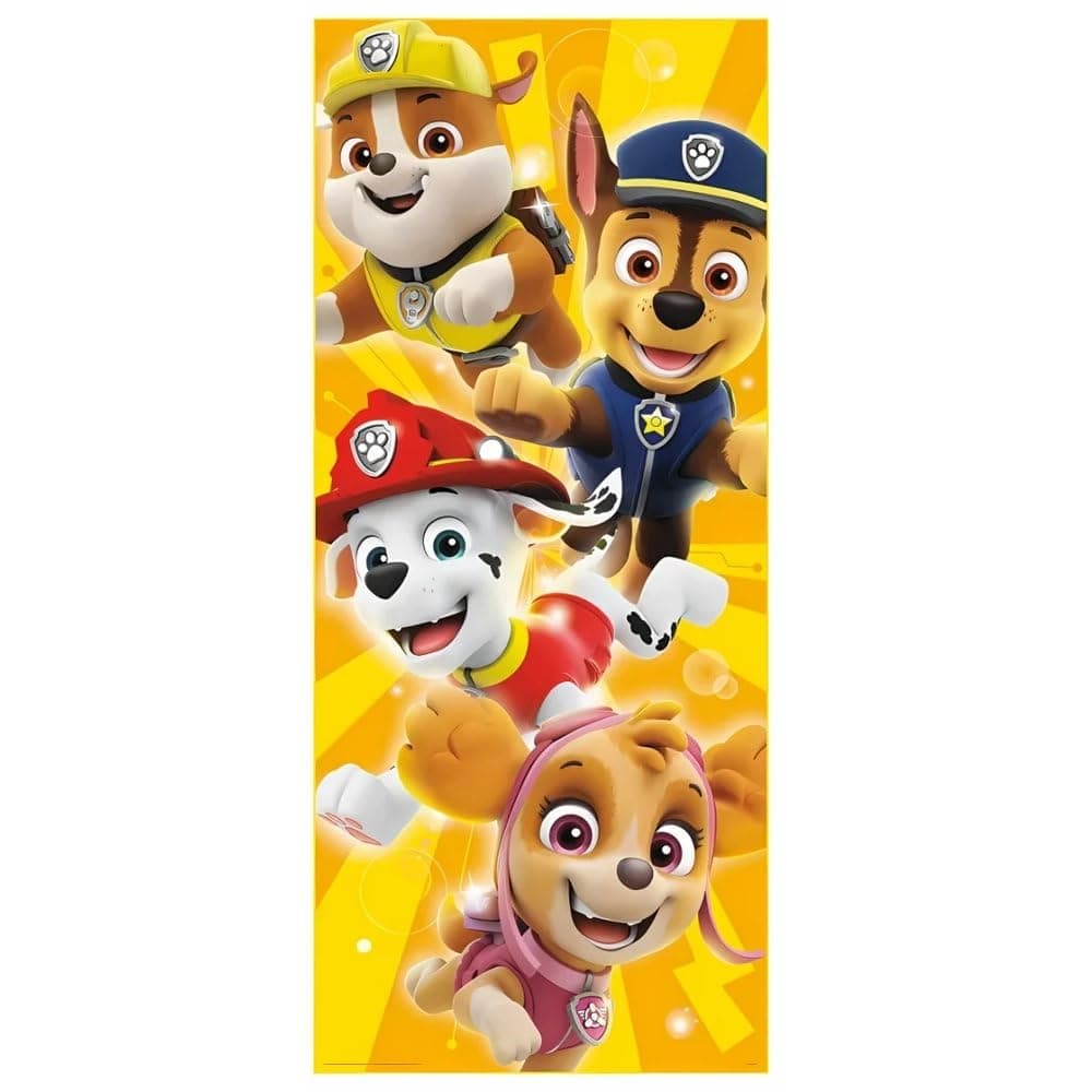 Paw Patrol Door Multicolor Poster - 27" x 60" (1 Pc) - Adorable Wall Decor for Kids Room, Perfect Celebratory Accessory for Fans