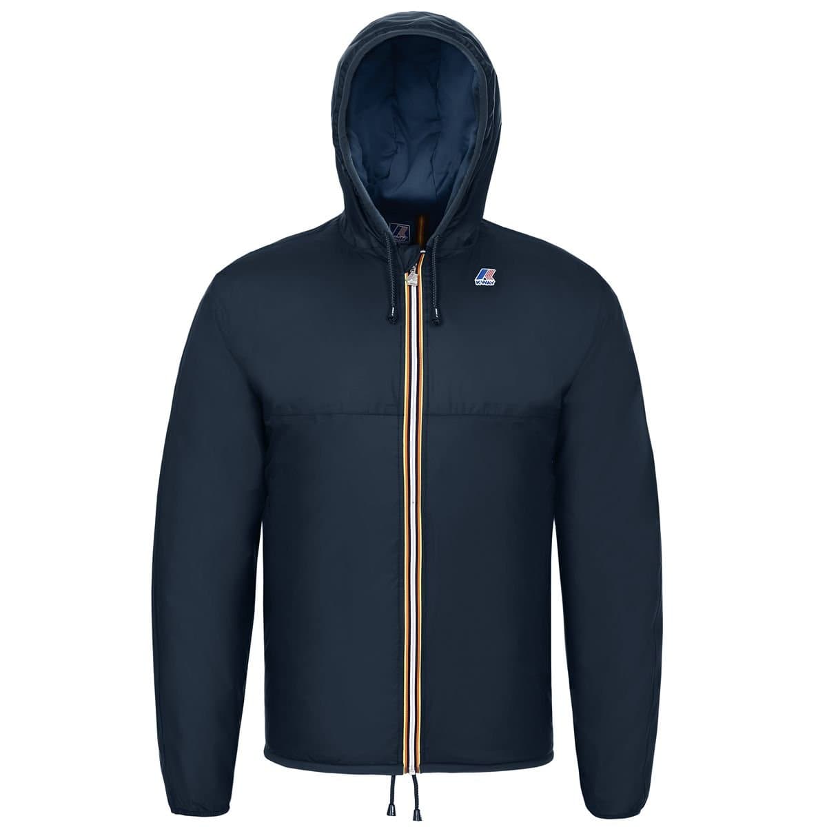 K-Way Men's Le VRAI 2.0 Claude Padded Coat, Blue Depht, S