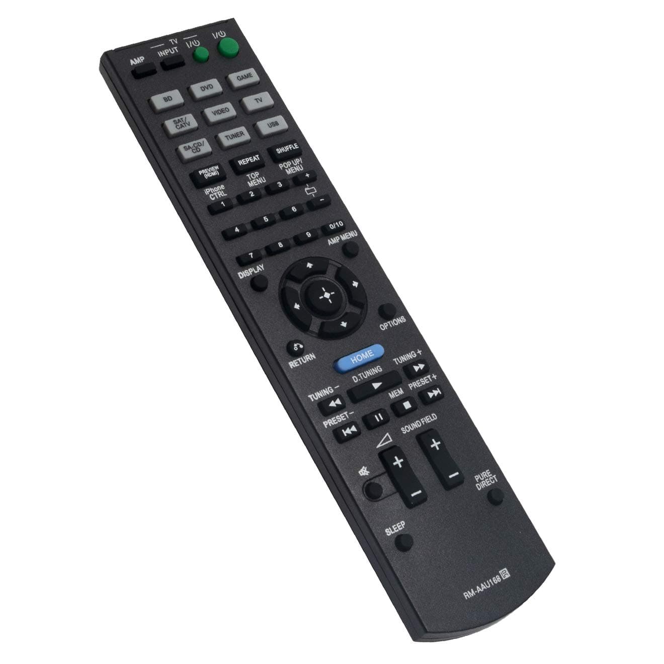 AIDITIYMI RM-AAU168 RMAAU168 Replace Remote Control fit for Sony 5.2 7.2 Channel 4K Multi Channel AV Receiver STR-DH740 STR-DH540 STRDH740 STRDH540