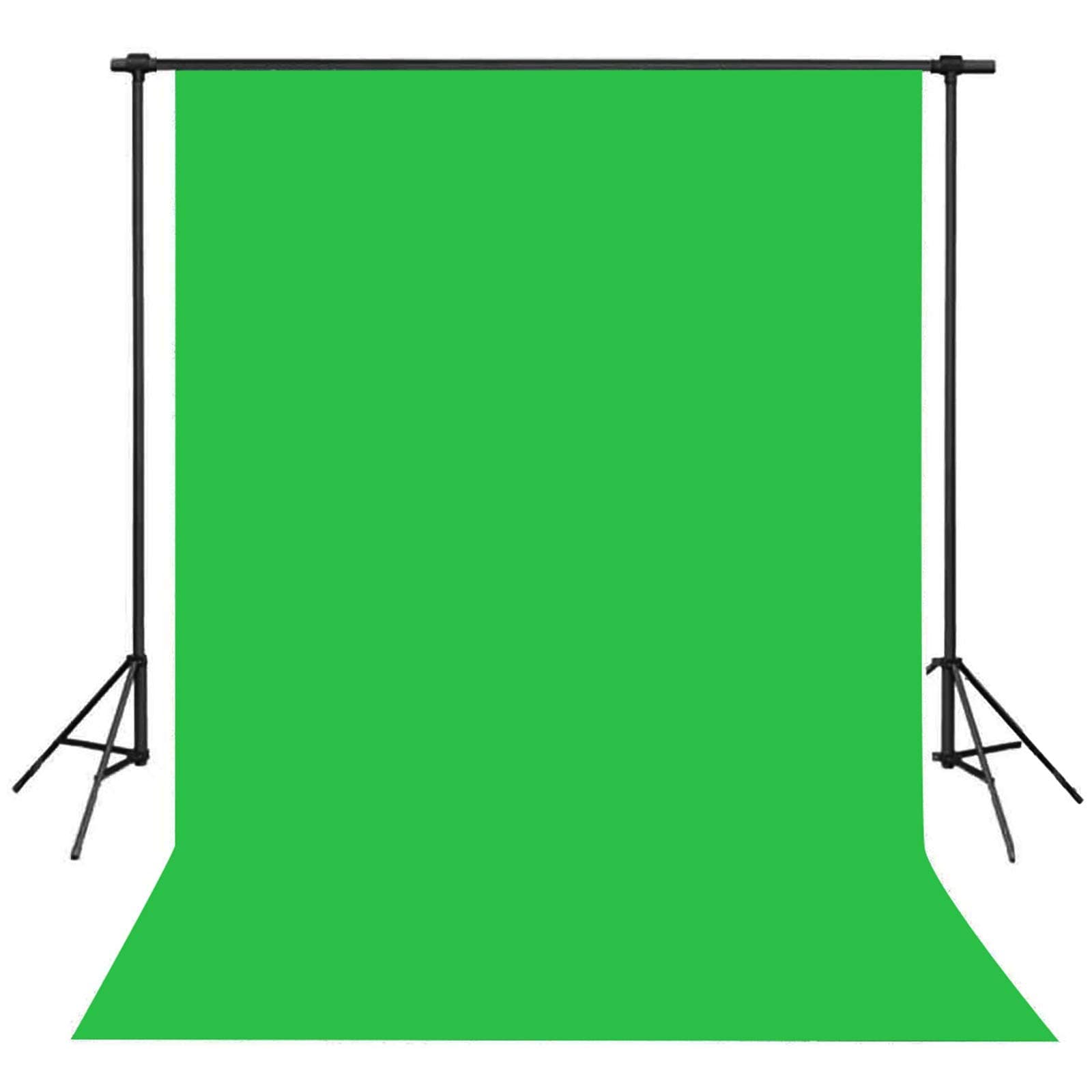 5 X 7FT Green Screen Backdrops for Photoshoot Virtual Green Screen Background Sheet for Video Studio,Product Photography,Online Meetings and Video Shooting Cloth Fabric Curtain EY044-C