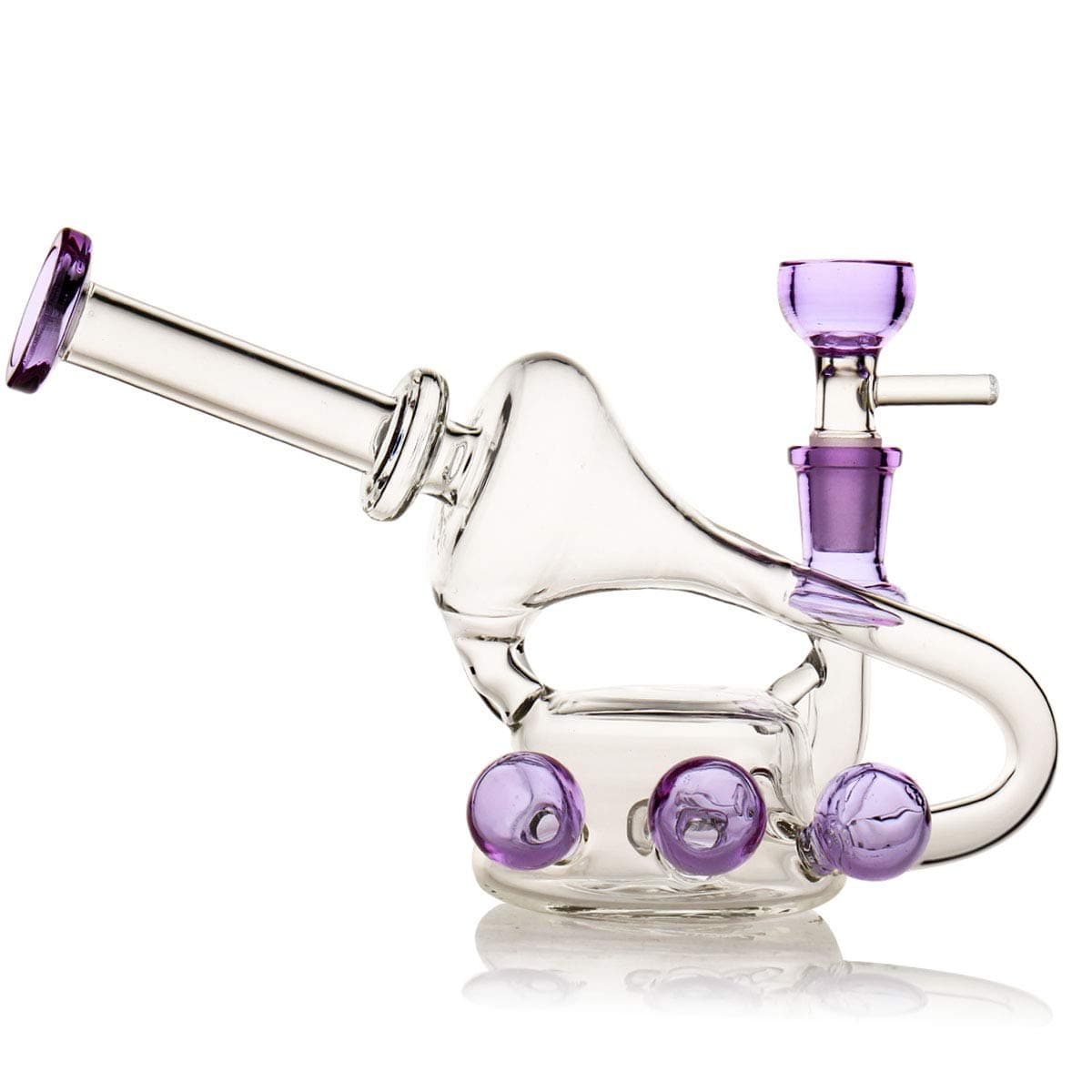 Glass Bong with Tornado Filter, Dab Rig Percolator Bong with 14.5mm Bong Pipe Glass Pipes for Smoking Bong bowl14mm