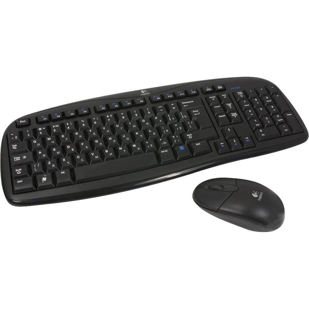 LOGITECH, Logitech Cordless Desktop EX100 Keyboard and Mouse (Catalog Category: Computer Technology / Input Devices)