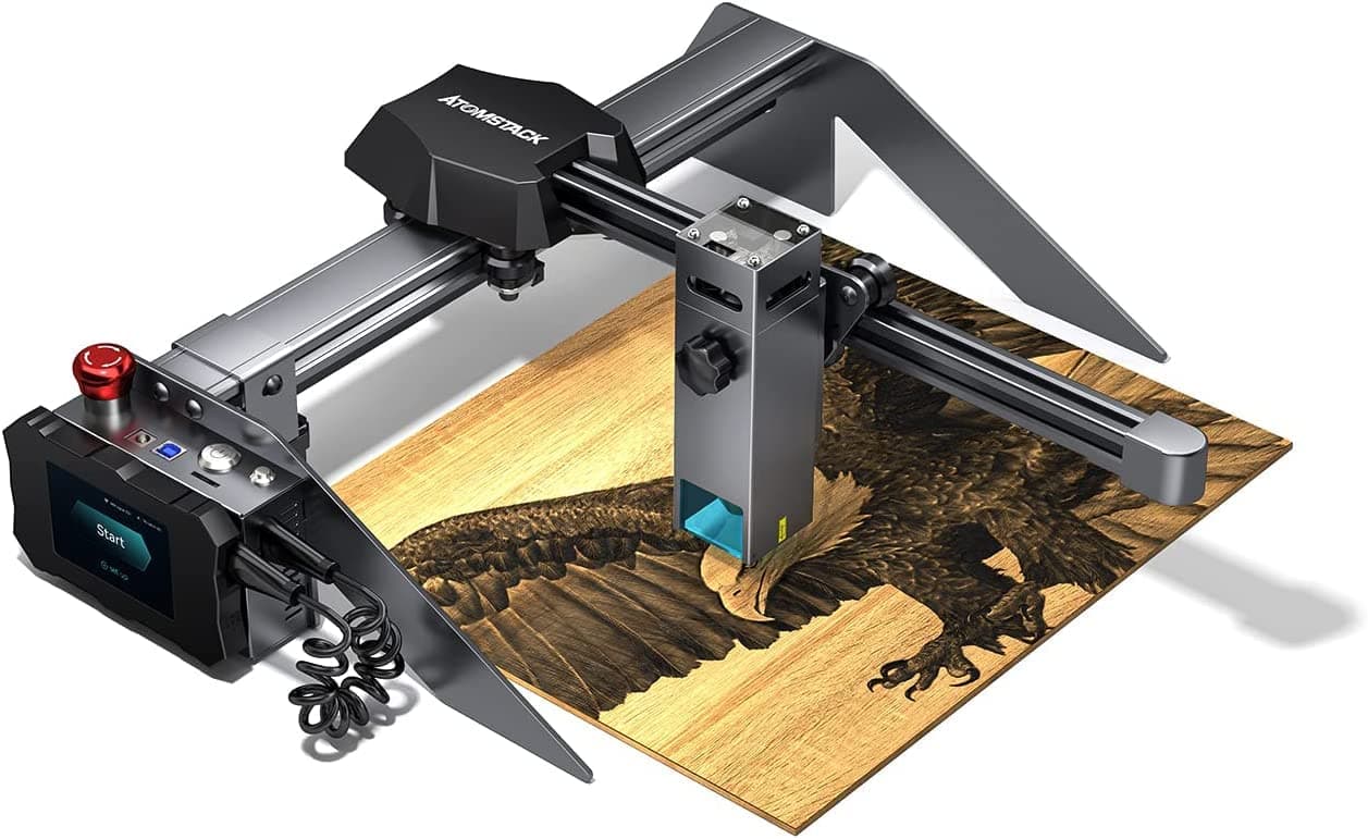 ATOMSTACK P9 M50 Laser Engraving Cutting Machine DIY 304 Mirror Stainless Steel Engraving Engraver Wood Acrylic Cutting