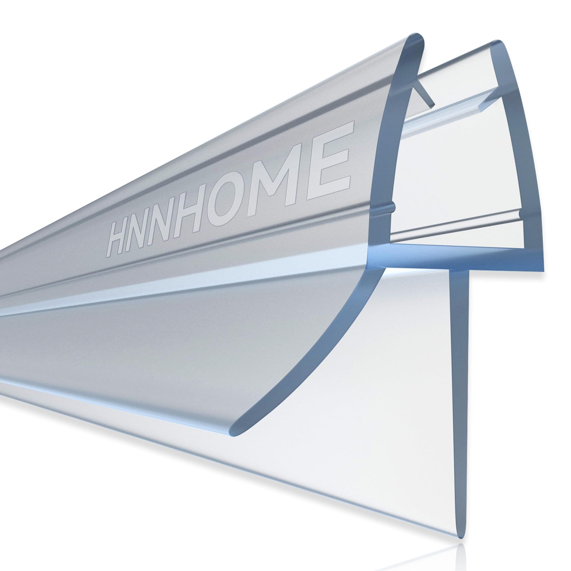 HNNHOME® Bath Shower Screen Door Seal Strip for 6-8 mm Glass Up to 20 mm Gap