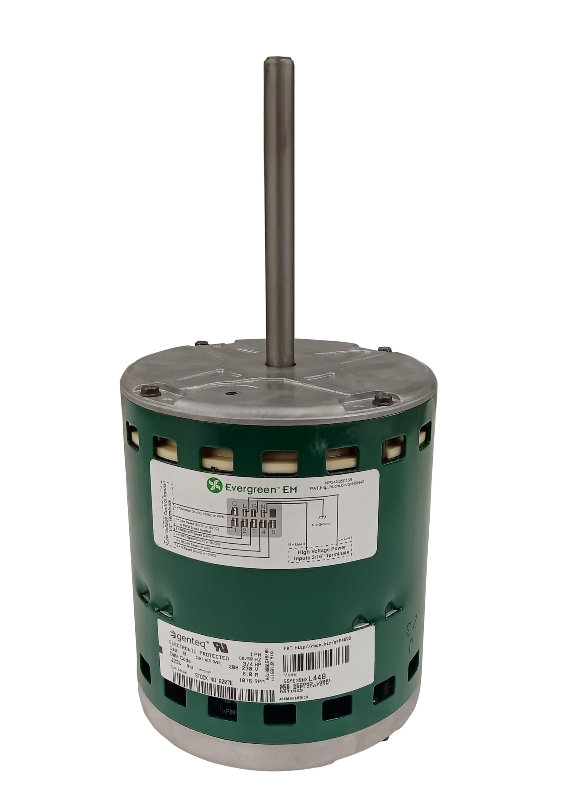 Diversitech 6207E Evergreen EM ECM,3/4HP,208V