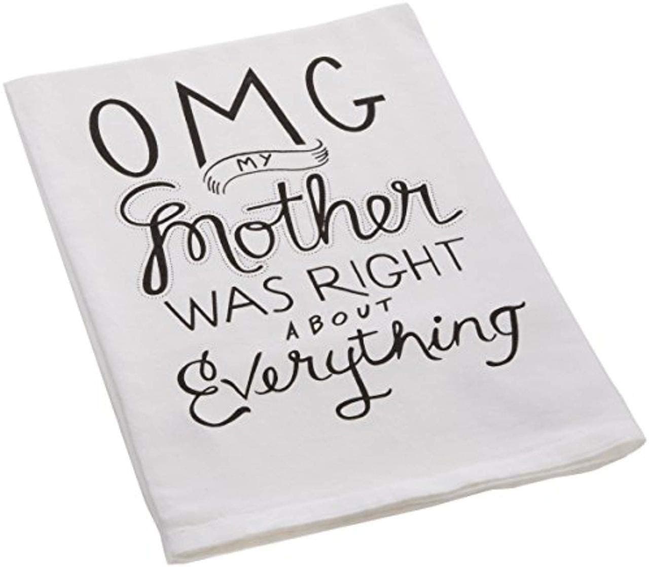 Primitives by Kathy Boho Cotton Kitchen Towel Set - Funny Sayings, Housewarming Gift, Fall Decor, 28"x28"