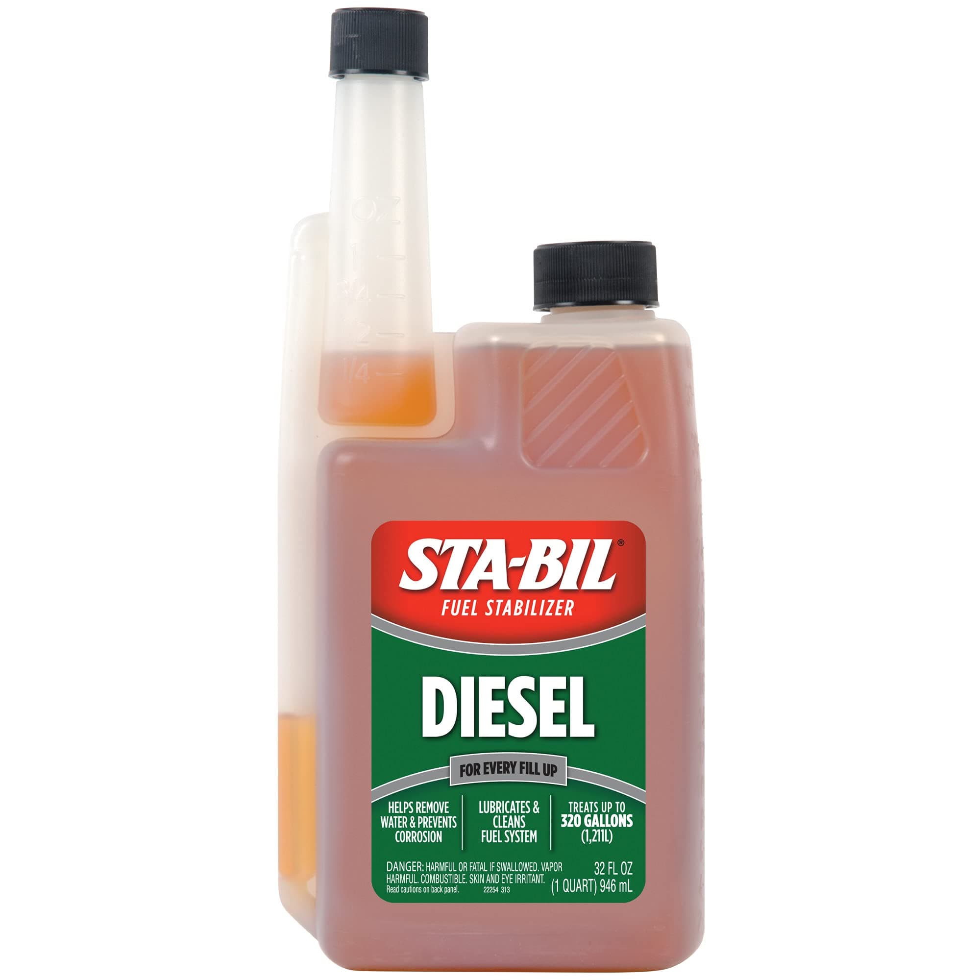 STA-Bil 22254 Diesel Formula Fuel Stabilizer and Performance Improver - 32 oz.