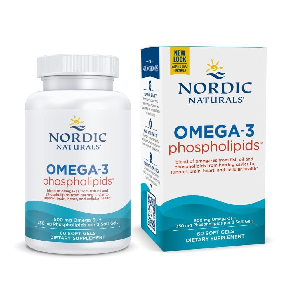 Omega-3 Phospholipids, The Potent Alternative To Krill, 60 Soft Gels