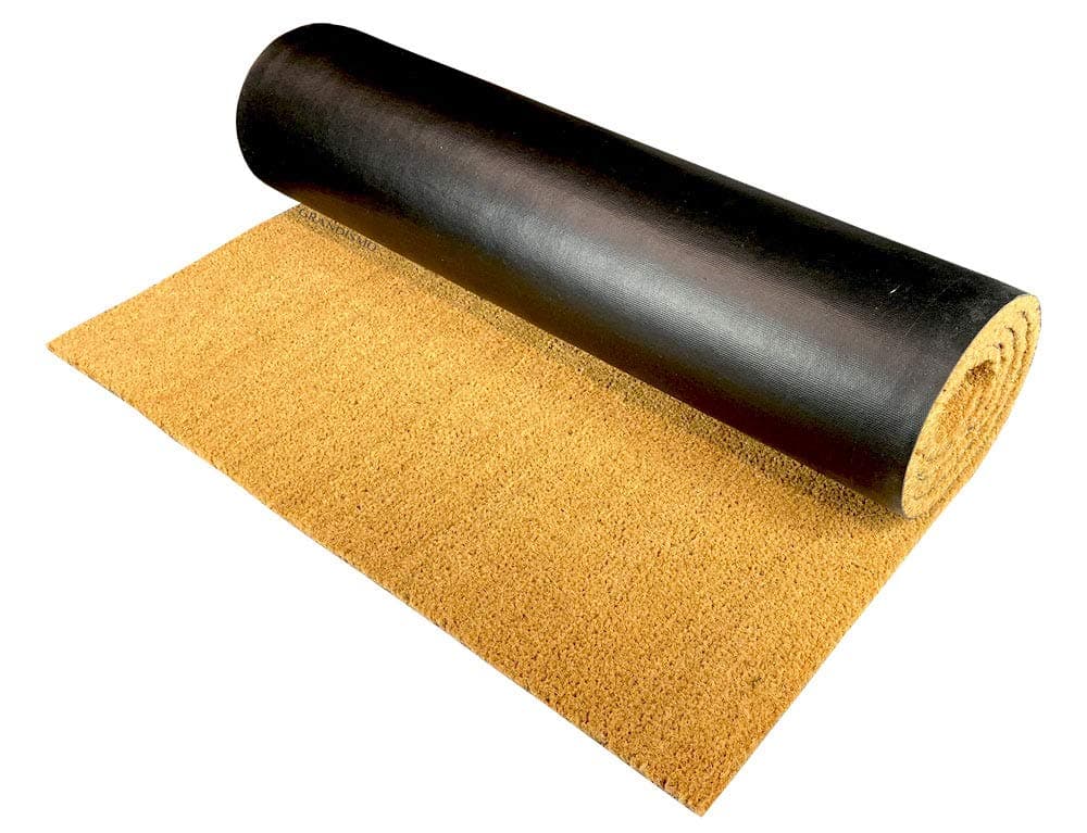 Grandismo Heavy Duty Coir Entrance Matting - Indoor/Outdoor - 1m or 2m Width - Cut To Size - Heavy Duty Tough Fibres - Hallway, Foyer, Lobby,Reception, Door Mat, Roll (2metre, 4metre)