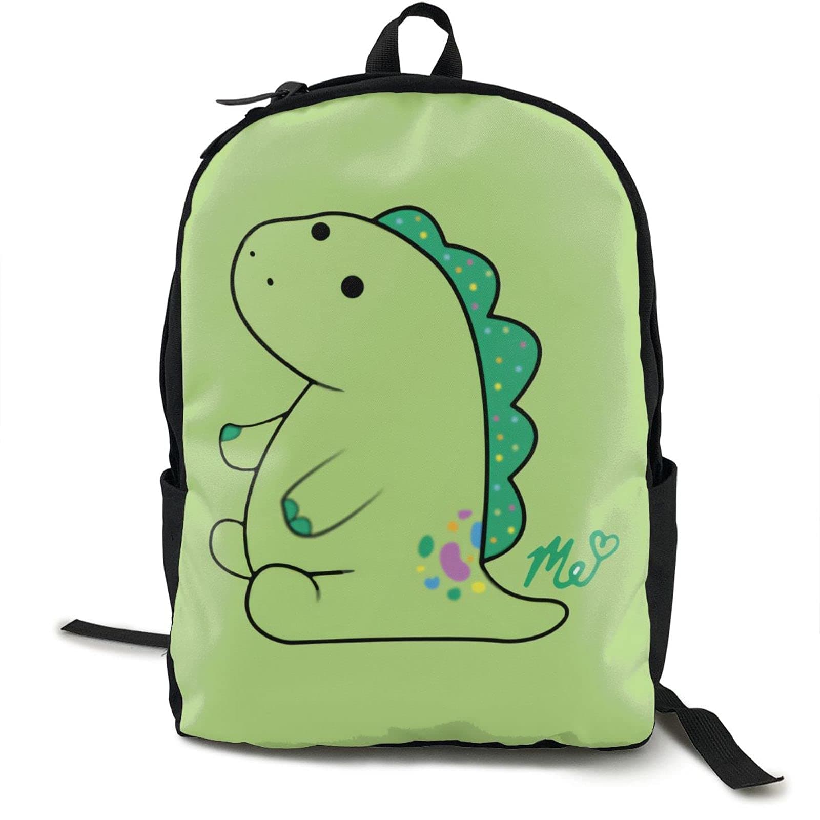 Moriah Elizabeth Pickle The Dinosaur Laptops Backpack,Adult School bag for Kids Boys Girls 3D Printed Knapsack Casual Travel Daypack