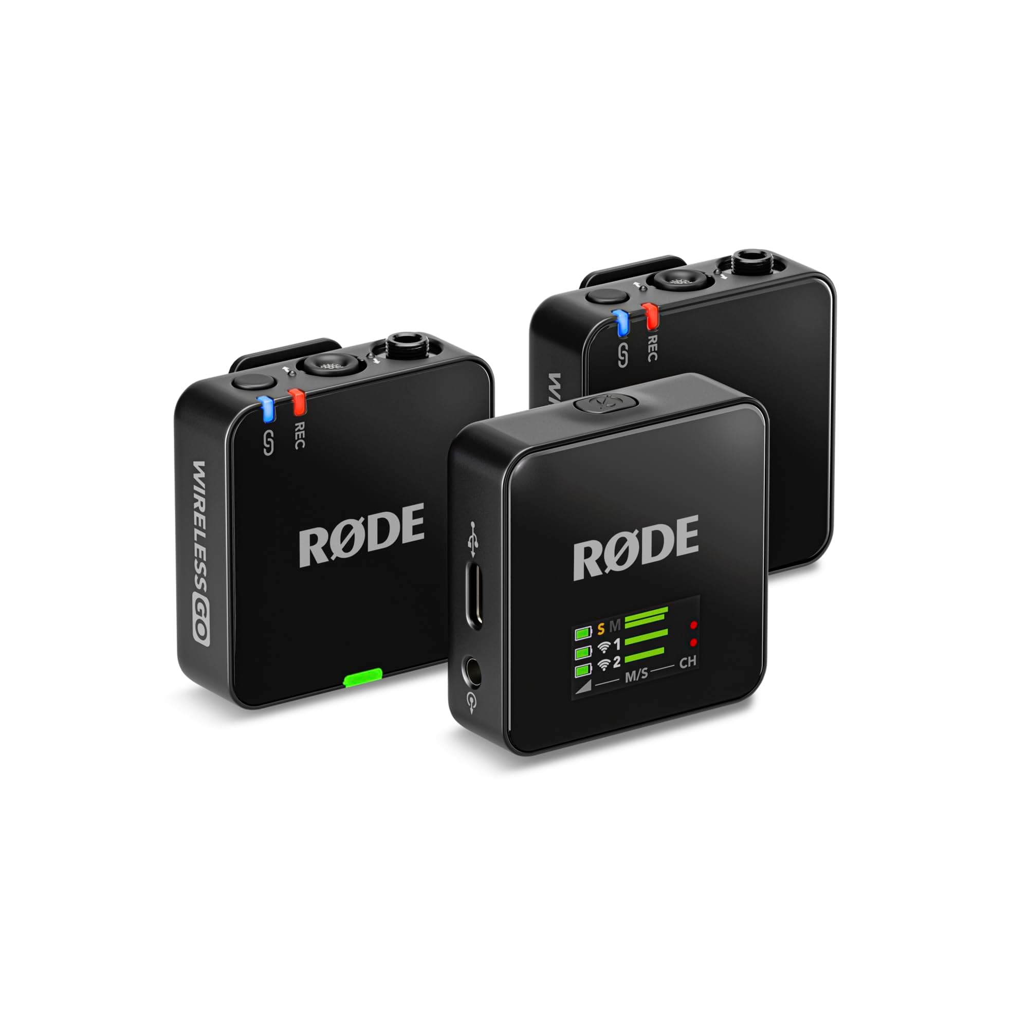 RØDE Wireless GO III (Gen 3) – Compact Wireless Mic – Pristine Audio, 32-bit Float Recording, Automatic Level Control, for Phones, Cameras and Computers (Black)