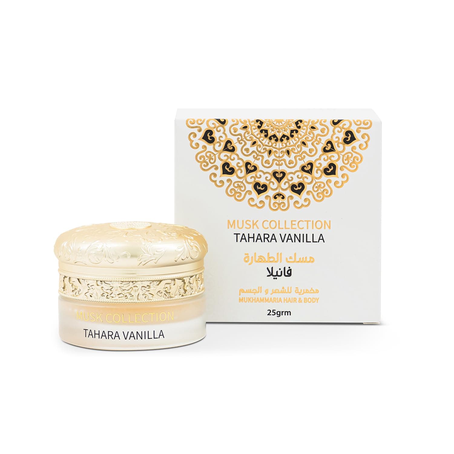 Tahara Vanilla Gulf Orchid Perfume Mukhammaria for Body and Hair 25g For Men and Women