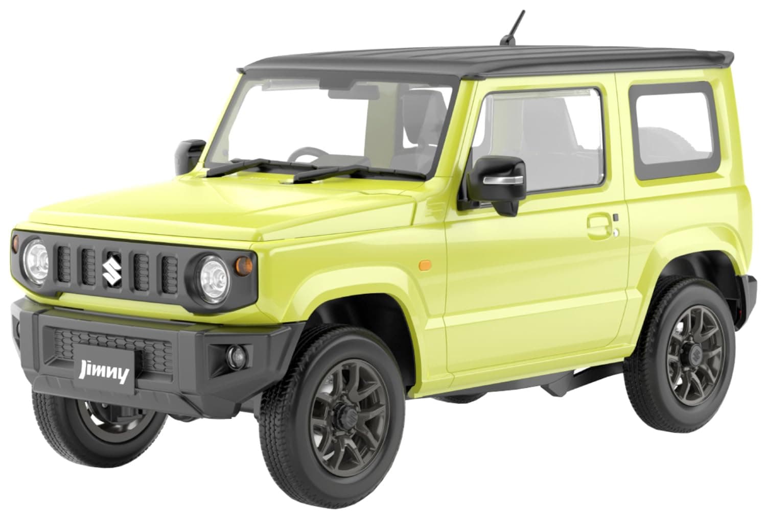 Aoshima JB64 Jimny 2018 Kinetic Yellow 1:24 Scale Model Kit