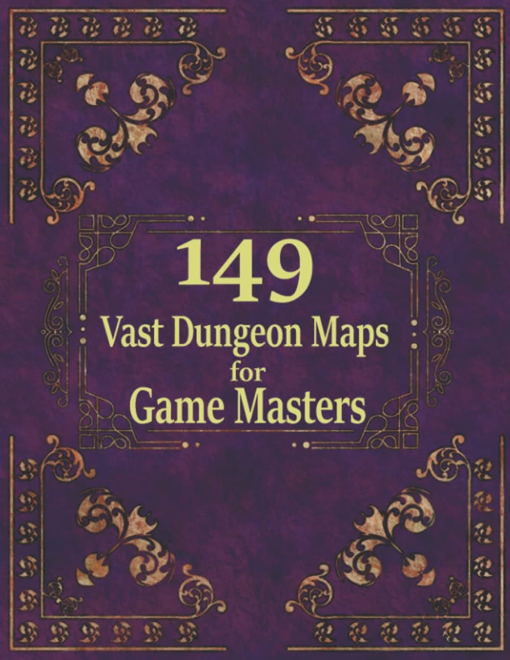 149 Vast Dungeon Maps for Game Masters: GM aid for fantasy TTRPGs (Fantasy Tabletop Gaming Maps) Paperback – 9 Nov. 2021