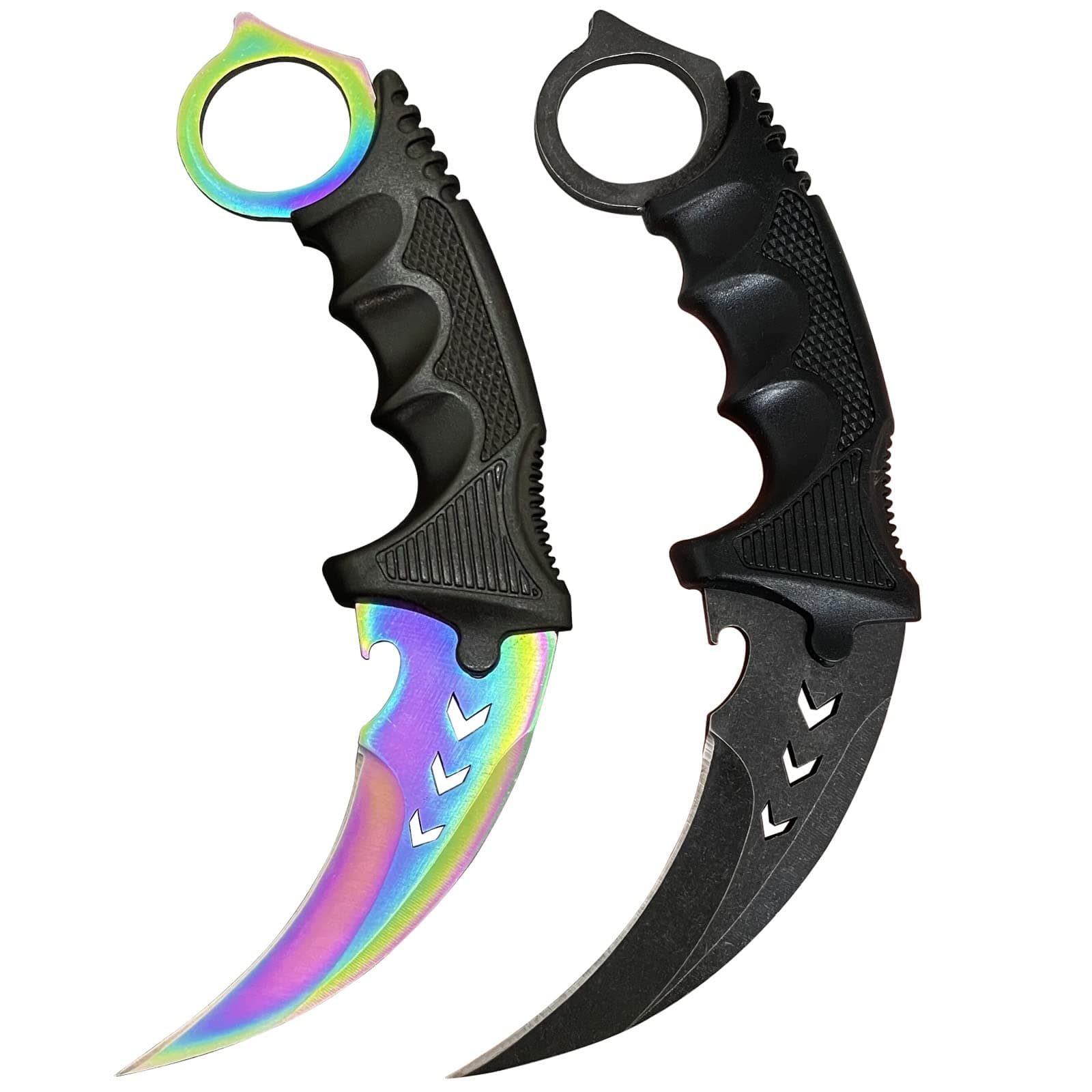 MSgumiho Stainless Steel Fixed Blade Tool with Sheath and Cord Suitable for Hunting Camping Field Survival and Collection(BKCO)