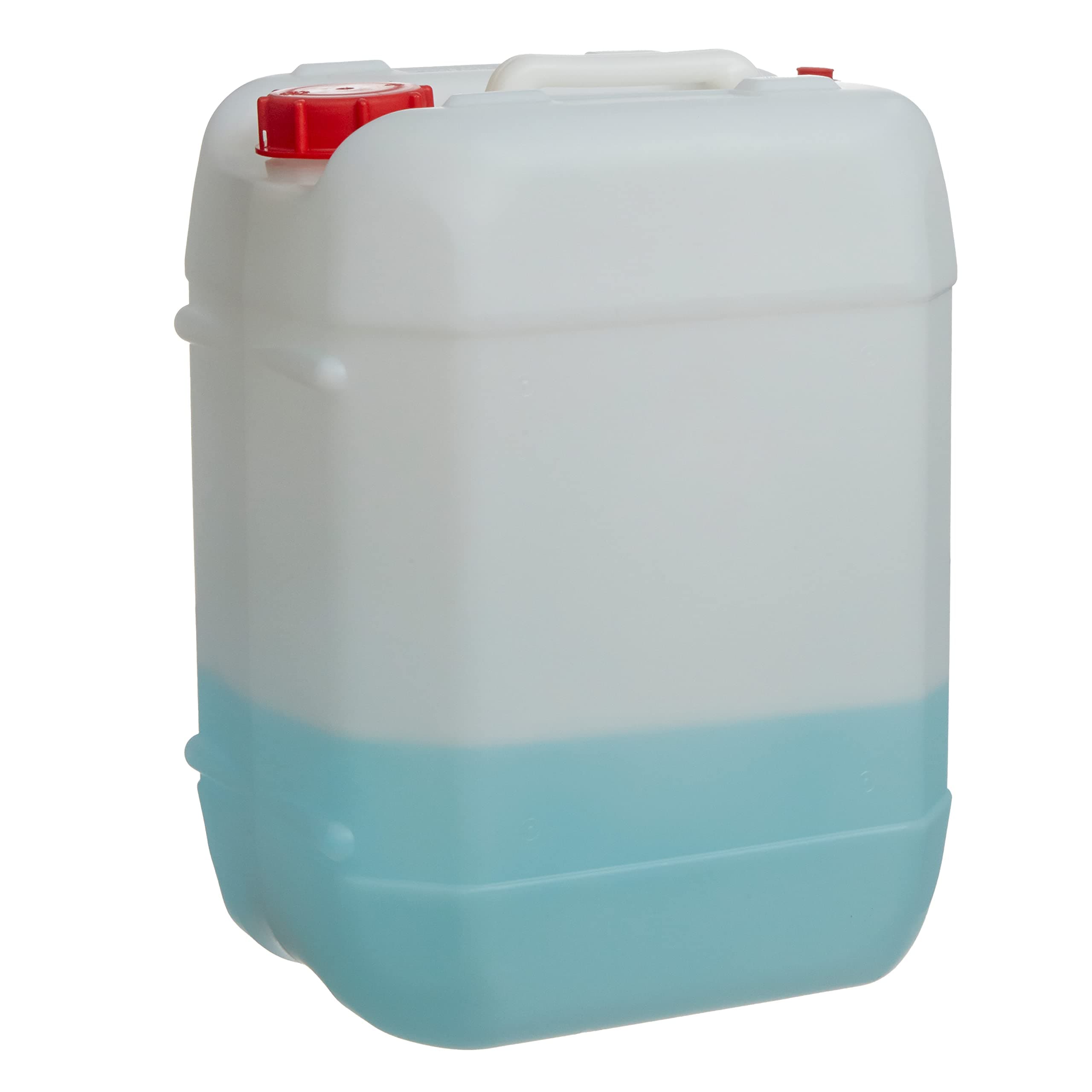 5 Gallon Stackable Carboy with Leakproof Cap and Handle, HDPE Food Grade, BPA Free, Made in USA (Natural)