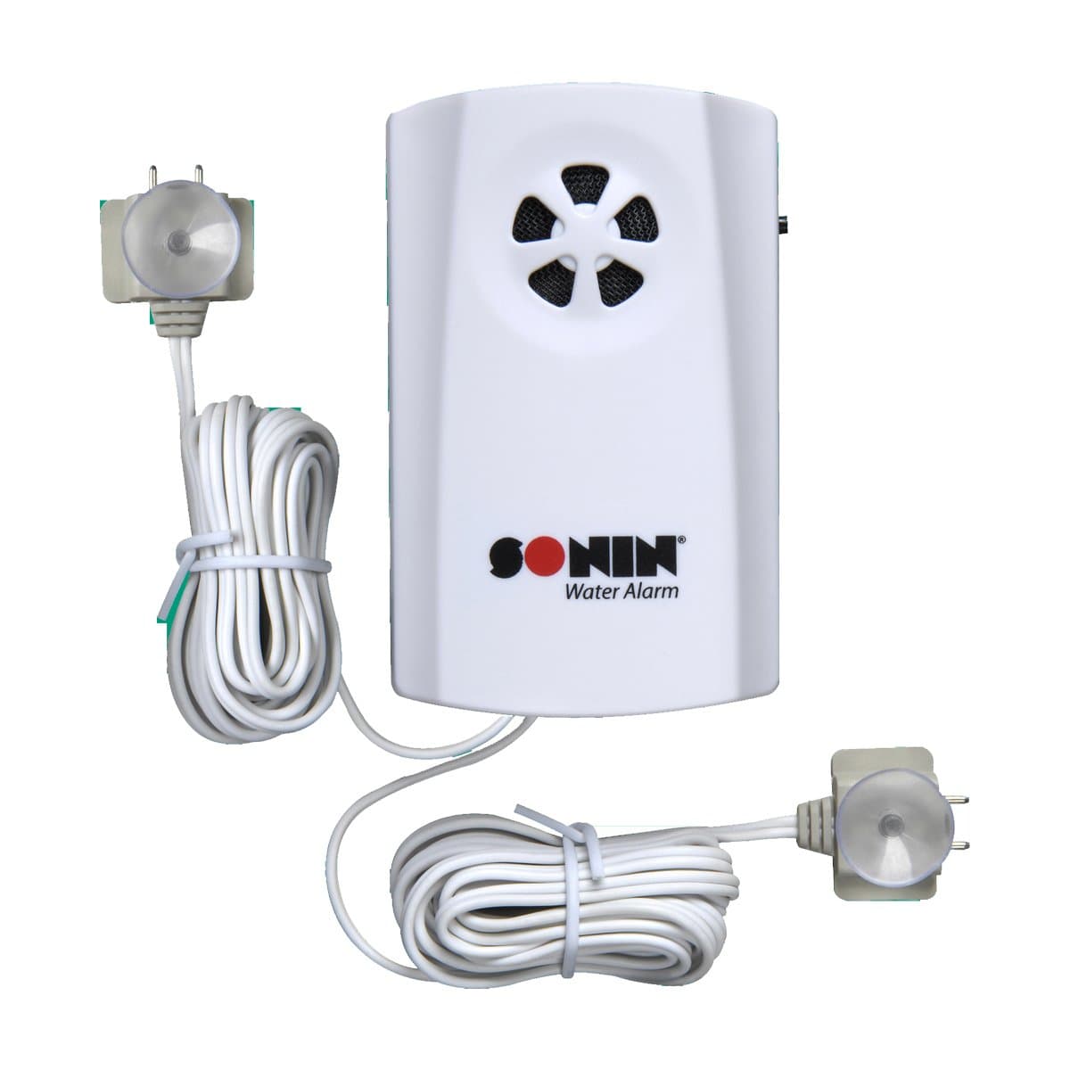 Sonin Water Alarm – 85 dB Leak Detector with Remote Sensor for Early Water Detection and Dual-Point Leak Detection for Expanded Coverage (00802)