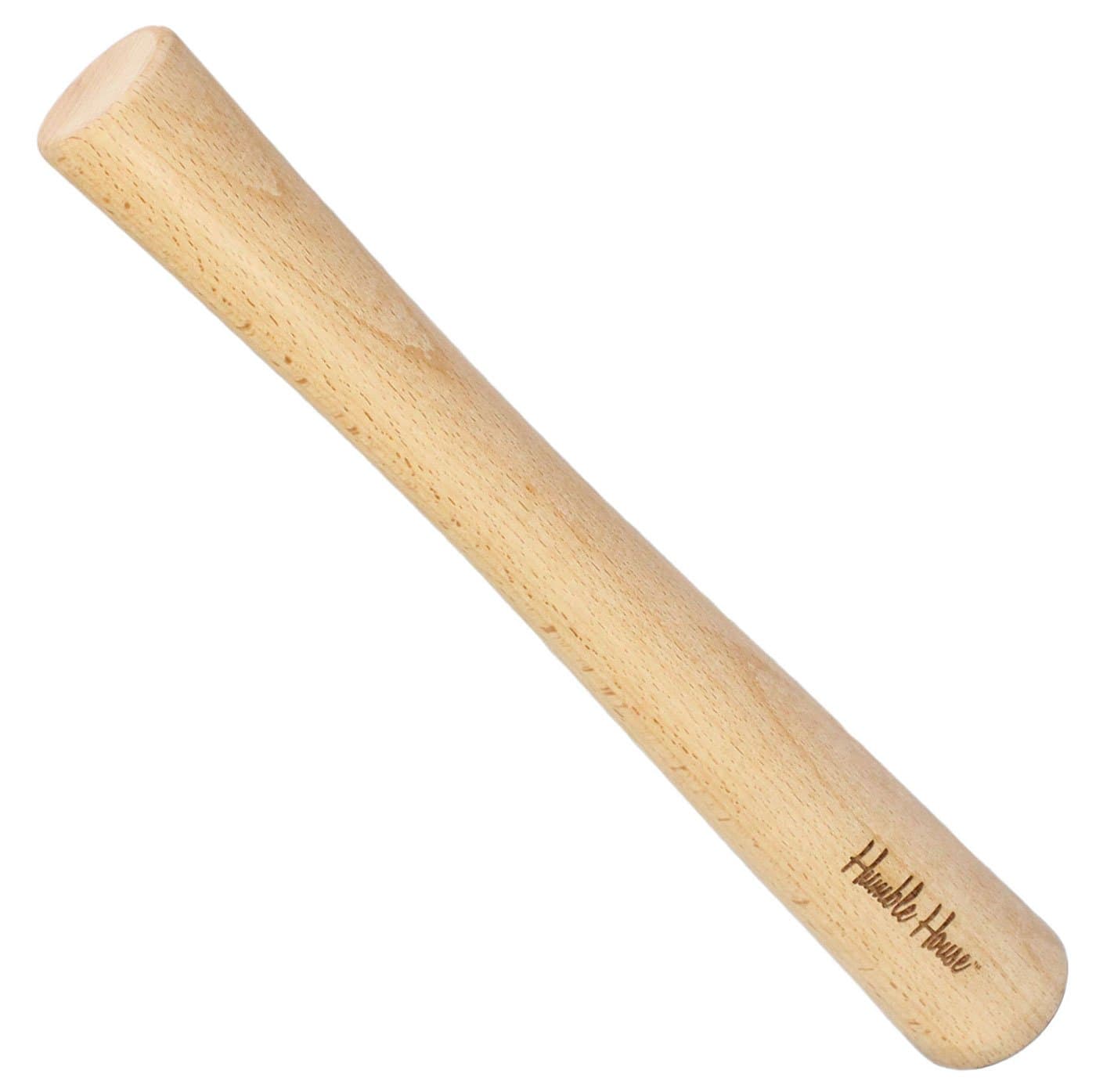 Humble HouseSauerkraut Pounder Extra Long 41cm Natural German Beech Wood SAUERSTOMPER for Fermentation Crocks and Mason Jars - HHSS116 Cabbage Tamper for Packing Down Fermented Foods like Kimchi