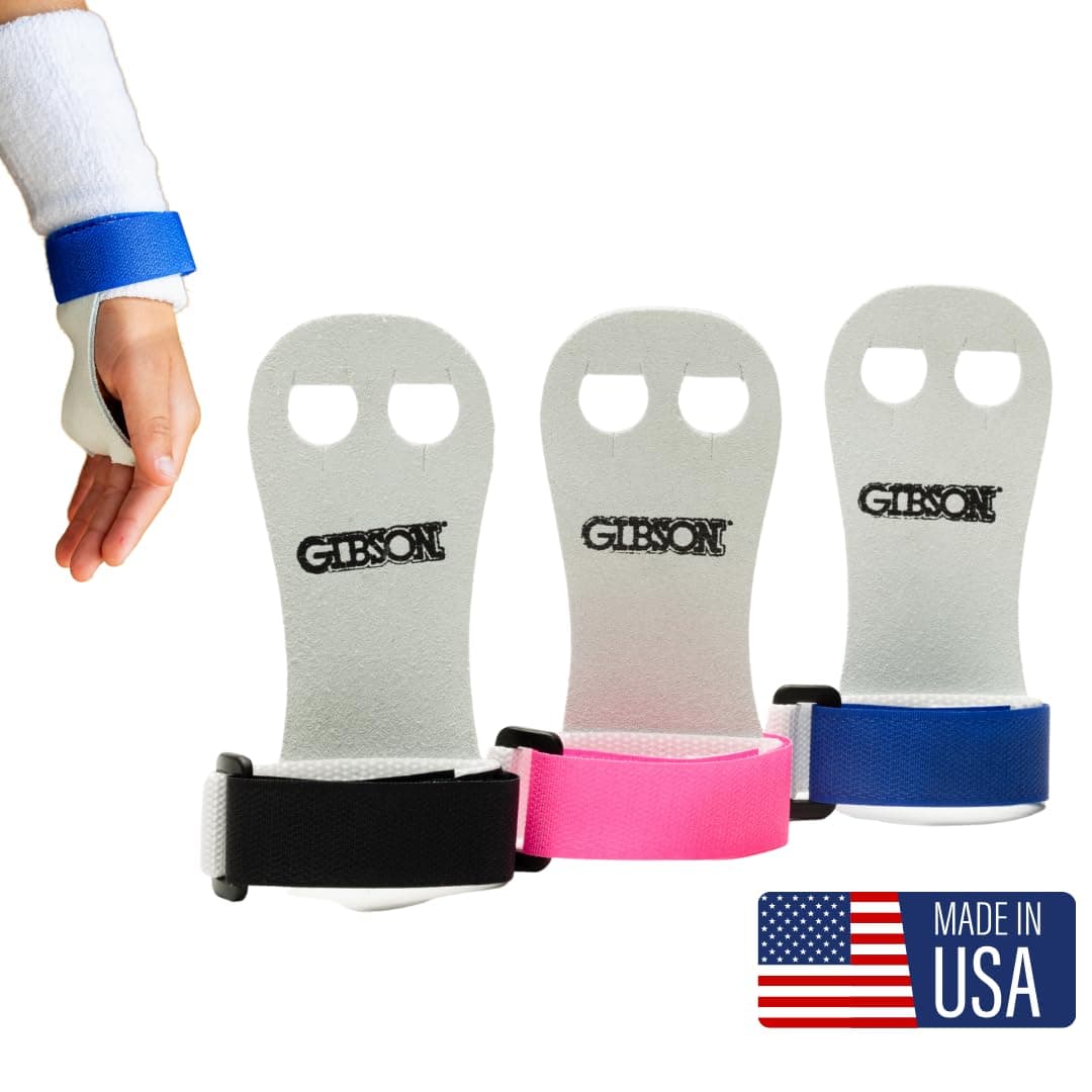 Gibson Rainbow Gymnastics Hand Grips, MADE IN USA