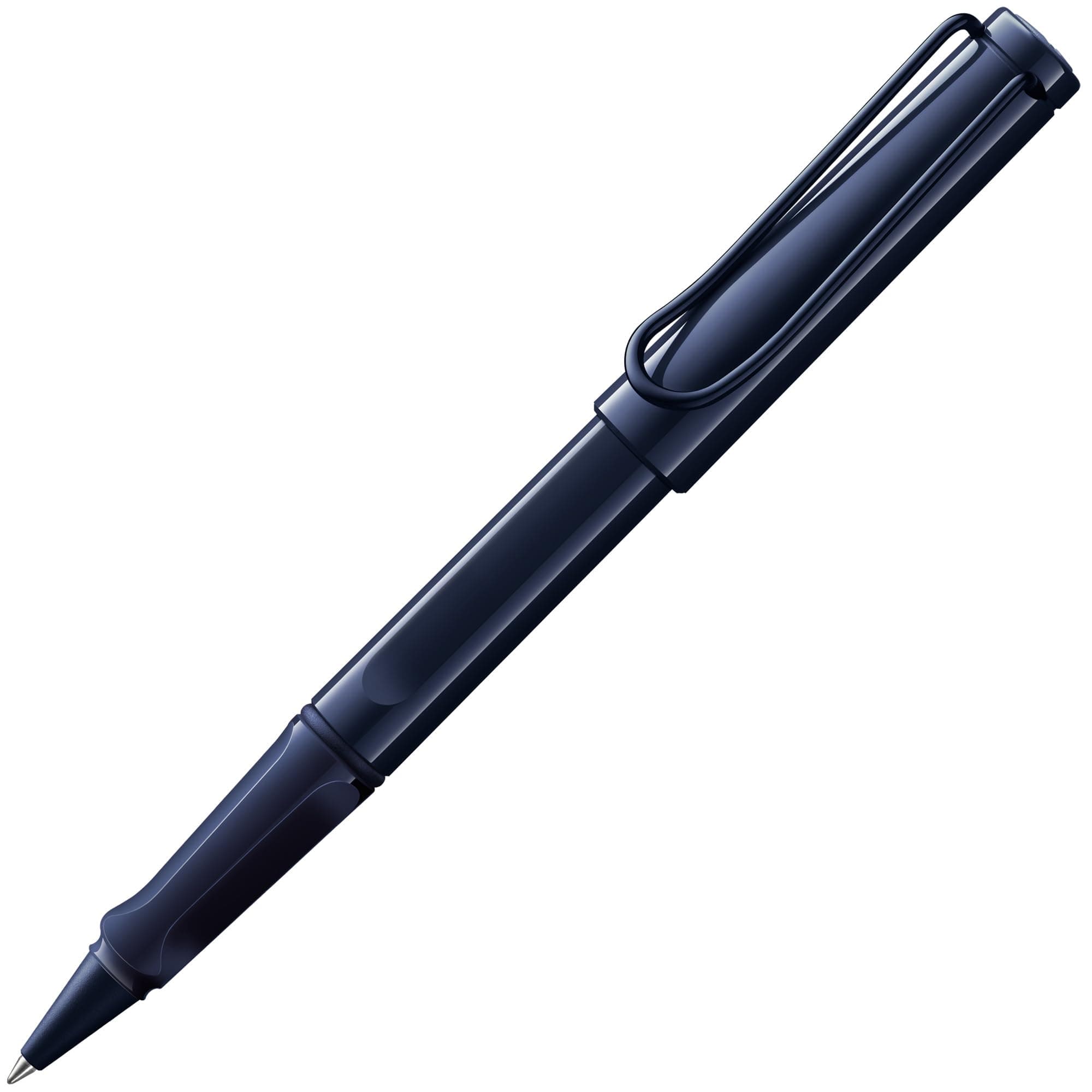 Lamy Safari Dark Dusk Rollerball Pen with Ergonomic Grip, Line Width M - For Comfortable Writing - Made of Robust ASA Plastic - with Roller Refill M 63 Black