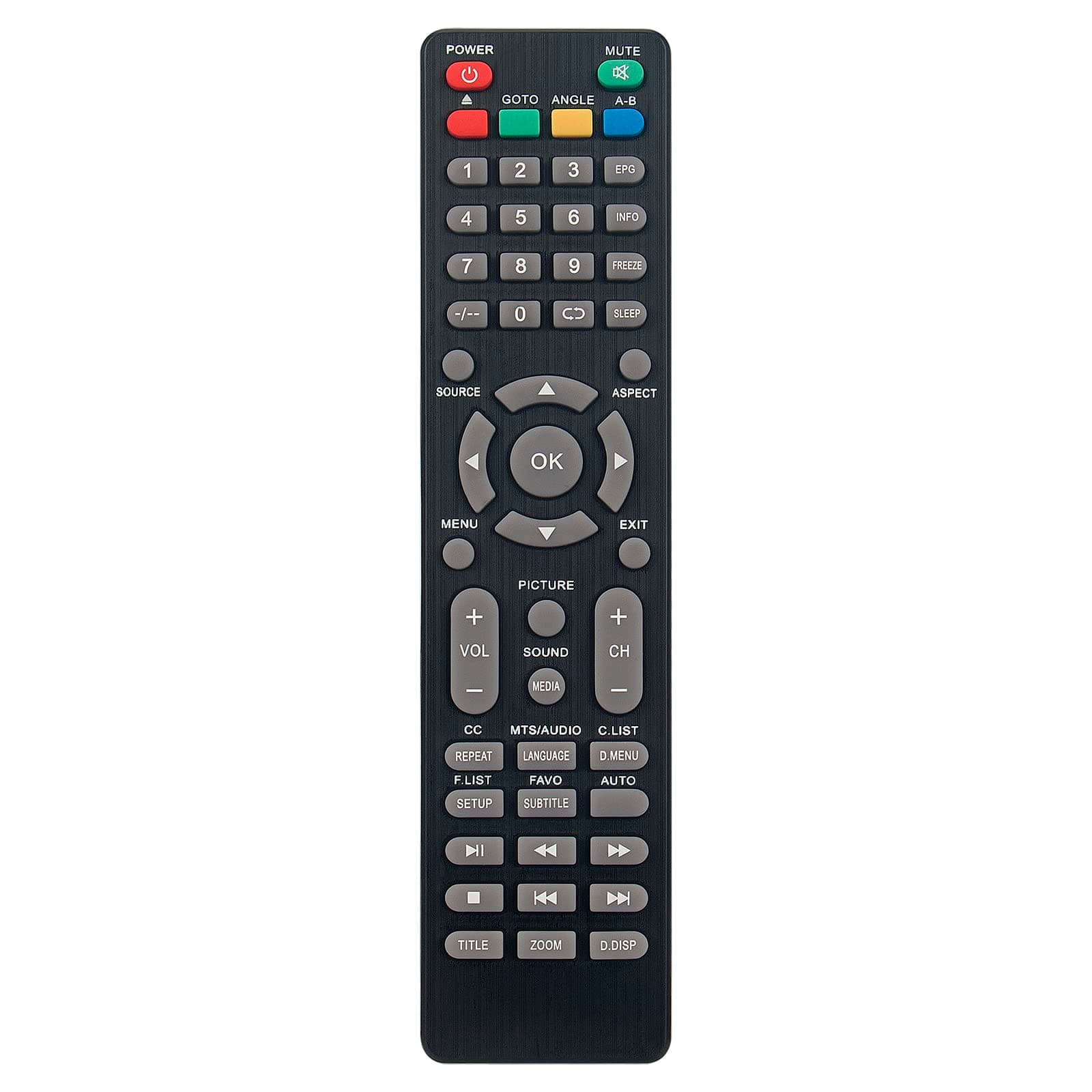 Replace Remote Control fit for AXESS TV1701-32 TV1701-13 TVD1801-13 TV1705-19 TV1701-40 TV1703-16 TVD1803-24 TVD1801-24 TV1703-13 TVD1804-24 TVD1801-15 TV1701-19 Smart LCD TV