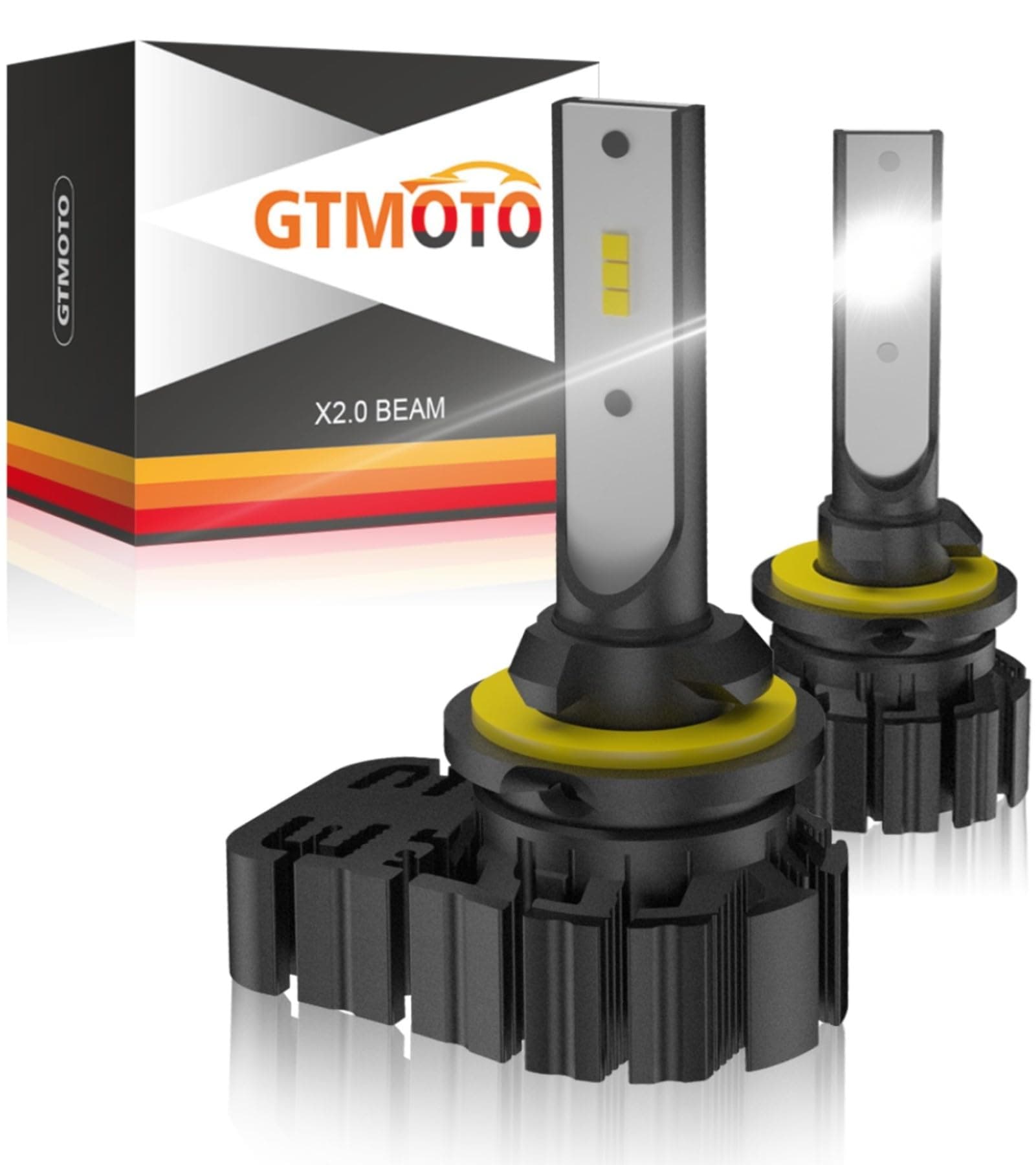 Kubota BX1870 BX2360 BX2370 BX24 BX1880 BX2380 BX2680 BX23S Tractor Head Lights, RTV 400 500 520 900 1100 1140 Headlights, K7571-54340 LED Bulbs, 6000K Bright White 894, 2-Pack