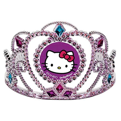 Electroplated Tiara Party Accessory, Hello Kitty Rainbow Collection 3 1/2" x 4 1/2", Multicolor