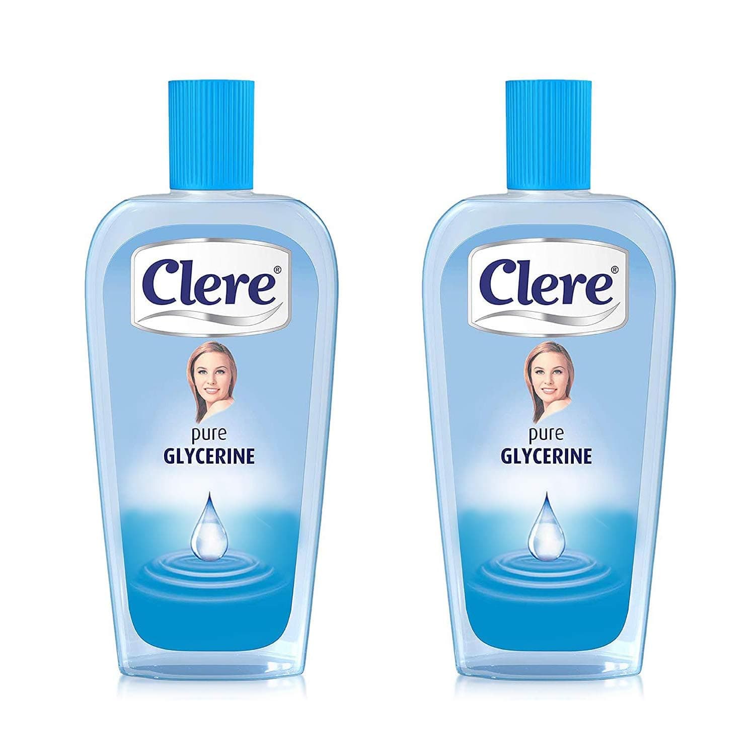 CLERE Pure Glycerine Liquid For Versatile Skin Care, Softening and Moisturizing 200 ml (Pack of 2)