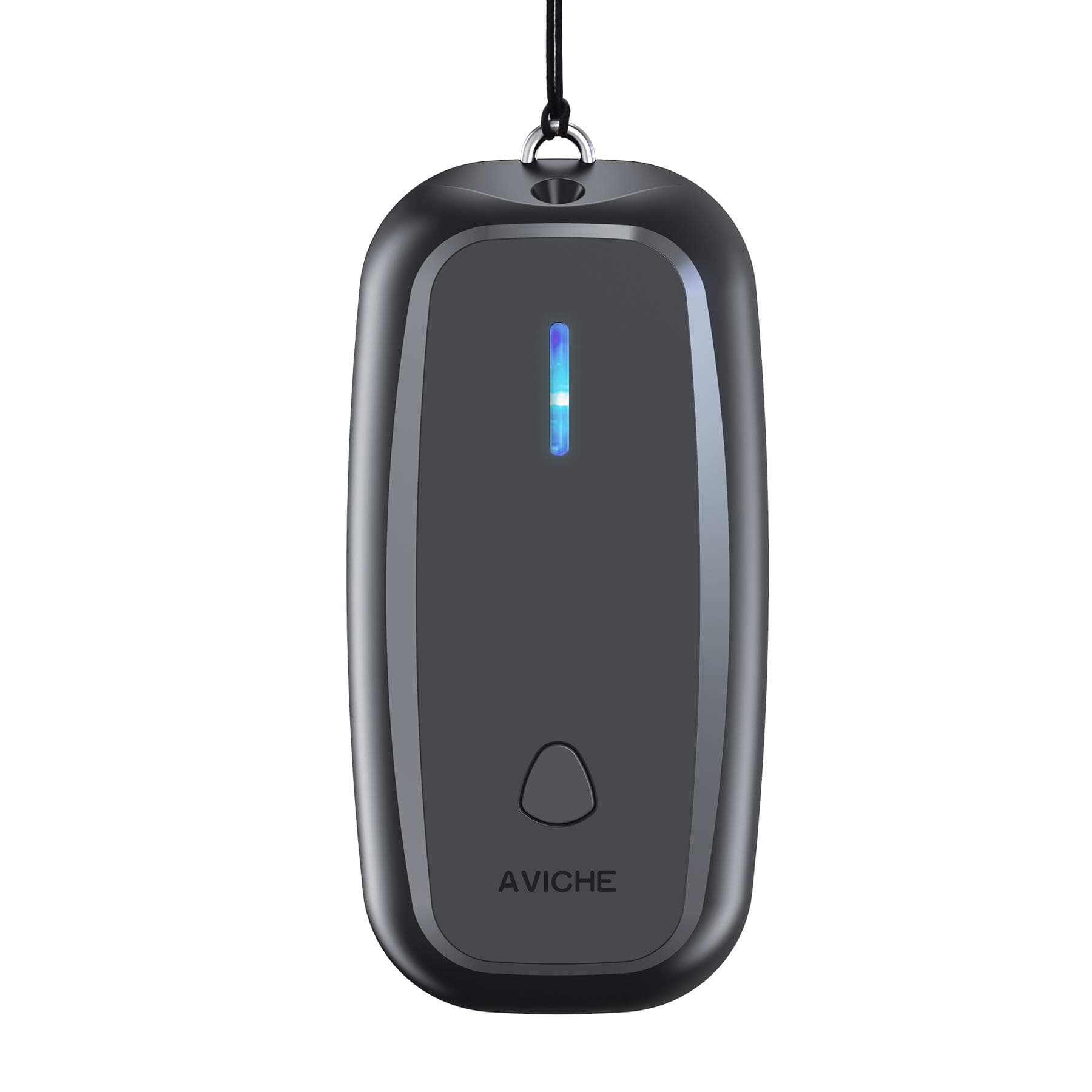 AVICHEM5 Necklace Wearable Mini Personal with USB Negative Ion Generator | Black