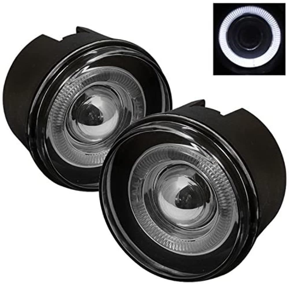 Spyder Auto 5021489 Projector Halo Style Fog Lights Black/Smoke