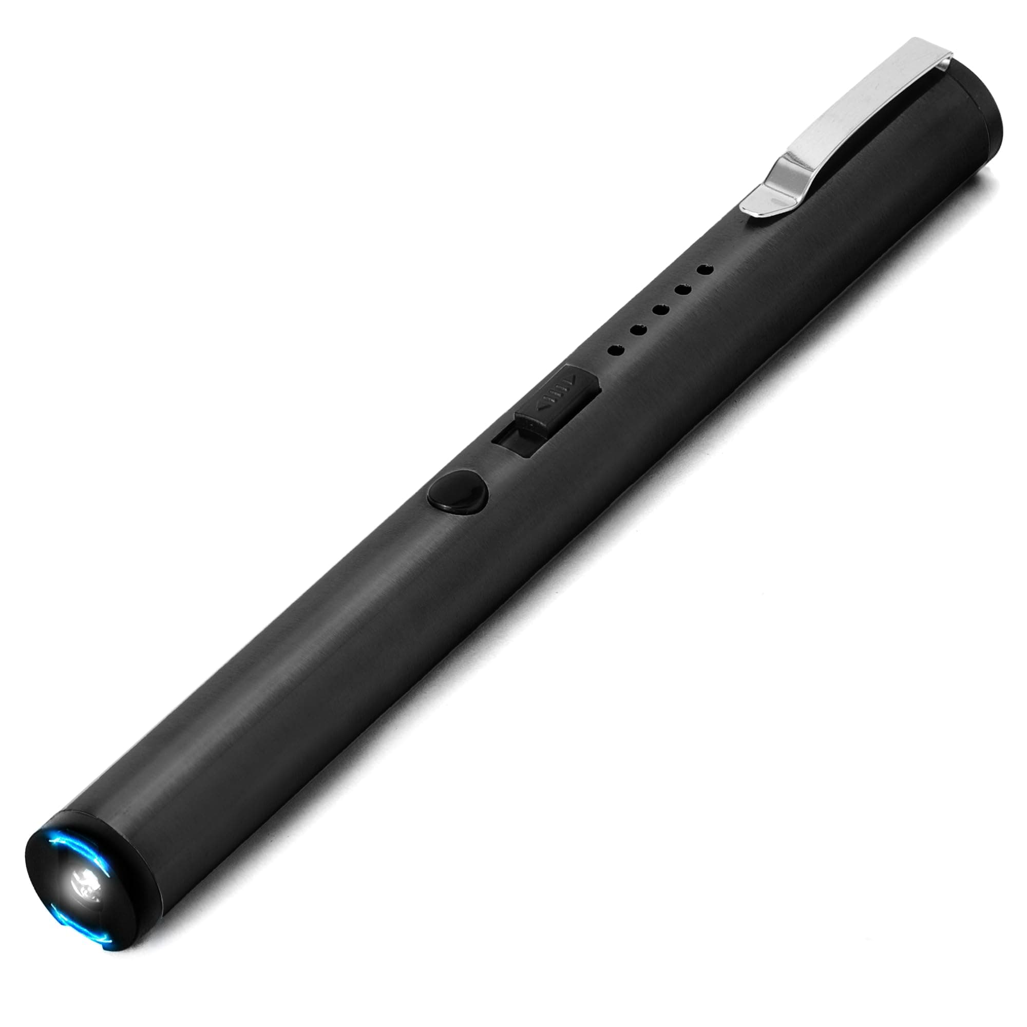 Guard Dog Security Enlight Pen Stun Gun Self Defense, Pain Pen Device, Battery Life Indicator, Belt Clip, Tactical Stun Pen Flashlight for Women and Men Protection, 6.10 Inches