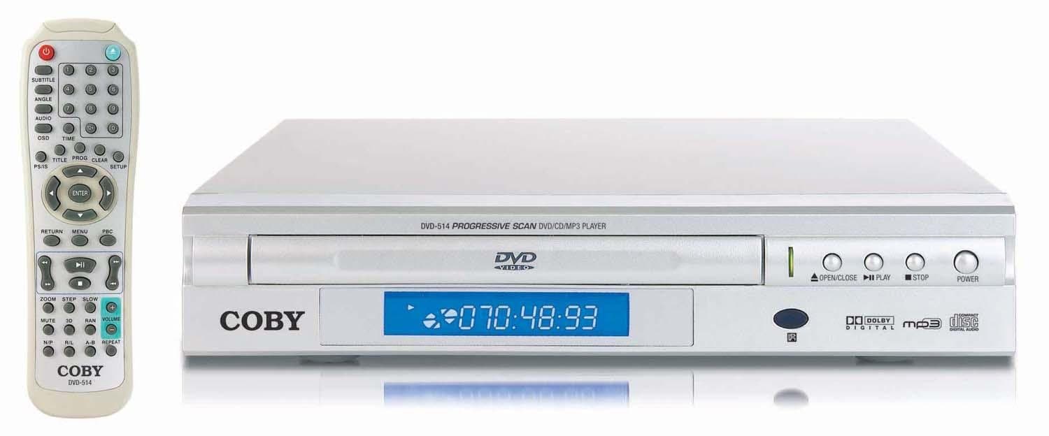 Coby DVD-514 Super Slim 5.1 Channel Progressive Scan DVD Player