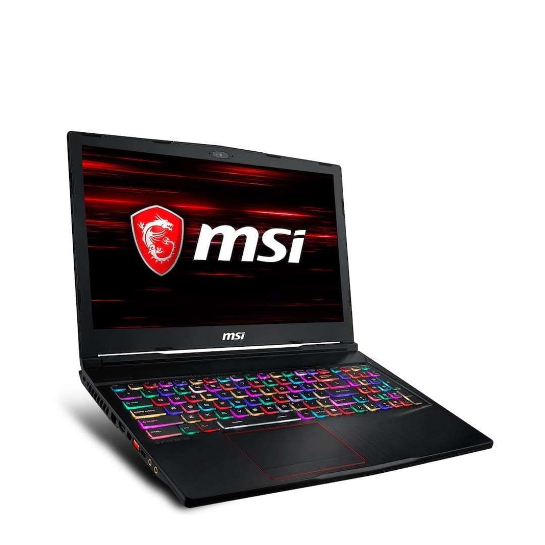 Msi Ge63 Raider Rgb Gaming Laptop, Intel® Core? I7-9750H, 15.6" Fhd Ips 144Hz, 512Gb Ssd + 1Tb Hdd, 16Gb Ram, Nvidia® Geforce Rtx 2070, Win10 Home, Eng-Ara Kb, Black