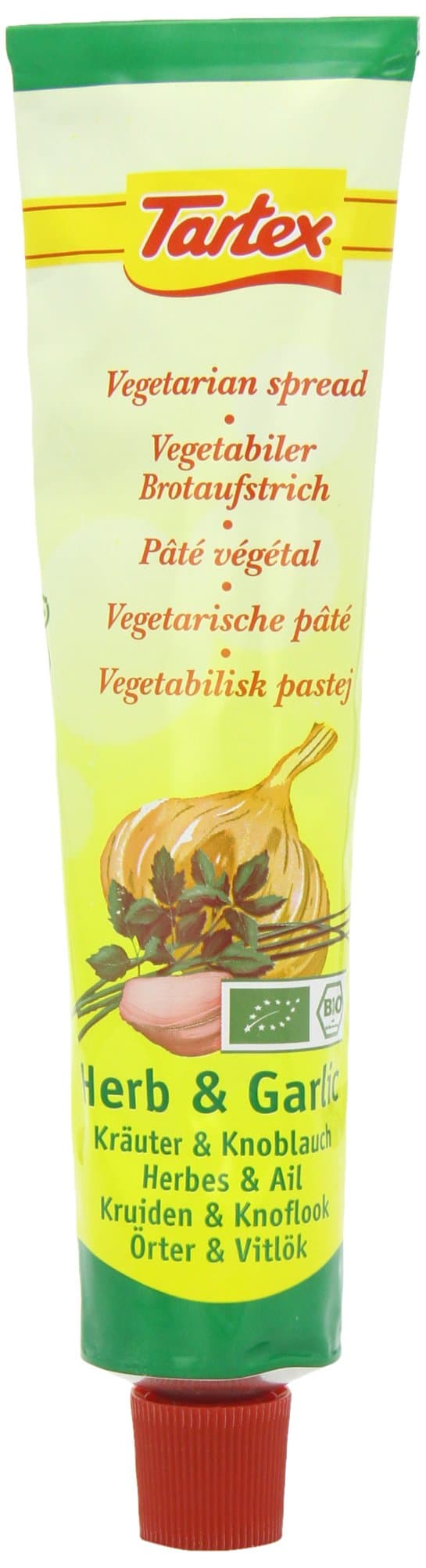 Vegetable Pate Organic Herb & Garlic Pate Tubes 200g (Pack of 4)