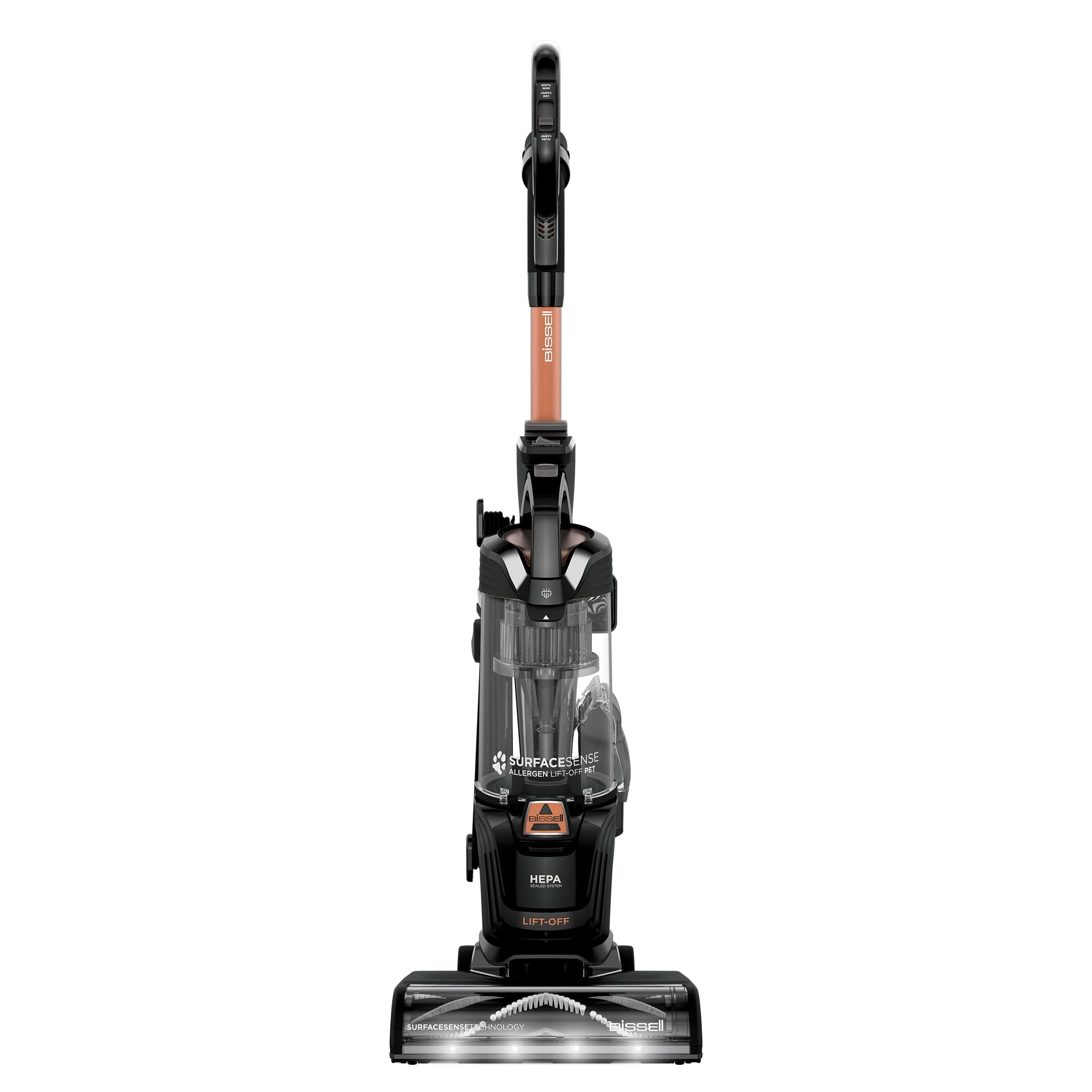 SurfaceSense Allergen Lift-Off Pet Upright Vacuum, with Tangle-Free Multi-Surface Brush Roll, LED Headlights, & Lift-Off Technology