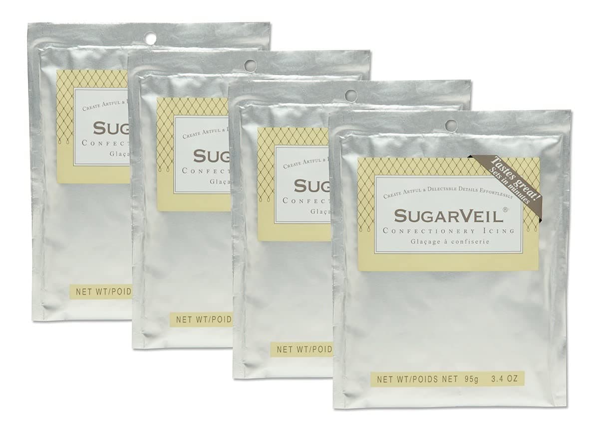 4-pack of 3.4 oz SugarVeil Confectionery Icing