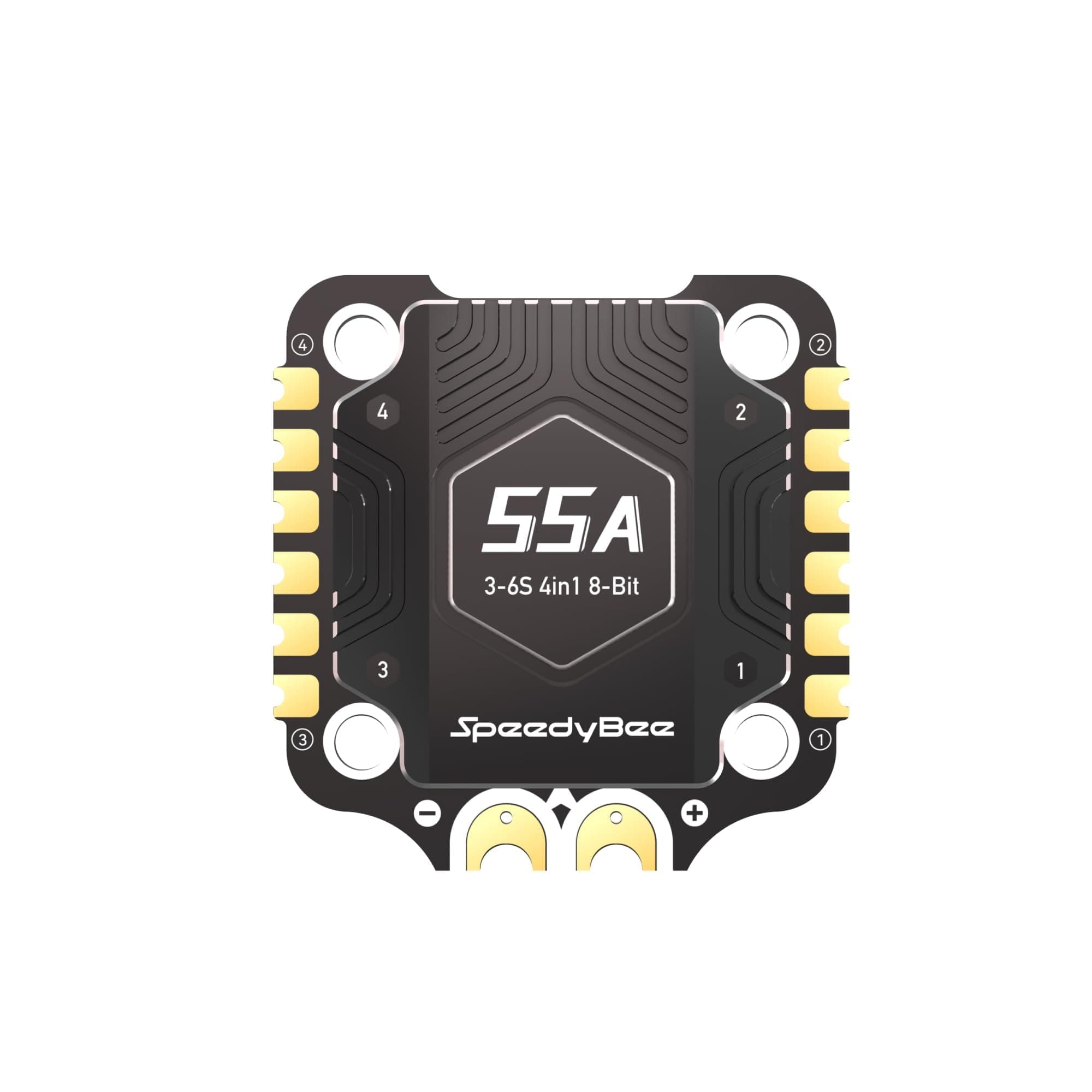 SpeedyBee F405 V4 BLS 55A 30x30 4in1 ESC Board: 3-6S Supported for Speedybee F405 V4 Flight Controller FC Stack