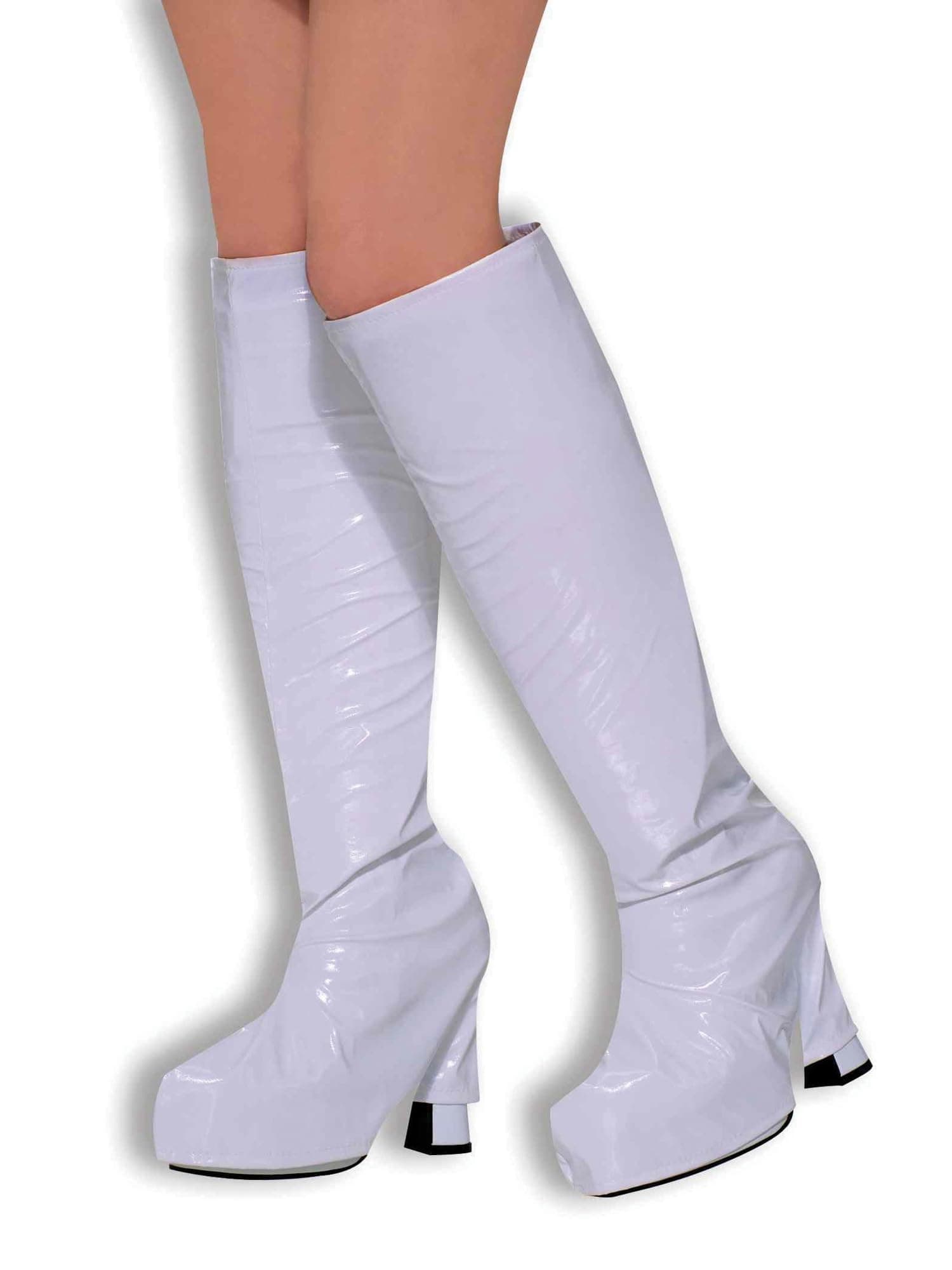 Bristol Novelty BA309 Go Boot Tops White, Womens, One Size Halloween, World Book Day