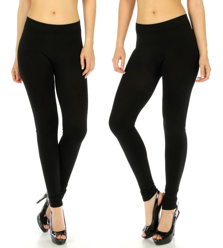 Sofra Women's Full Ankle Length Seamless Leggings