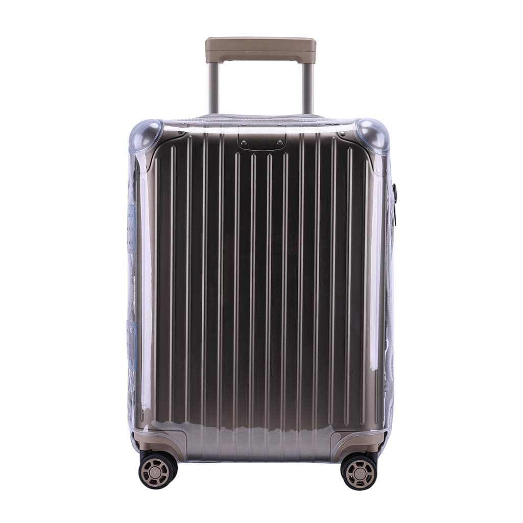 RainVillage Luggage Covers Luggage Protector Clear PVC Suitcase Protective Case with Zipper Closure for Rimowa Original Cabin Plus (92556,22”)