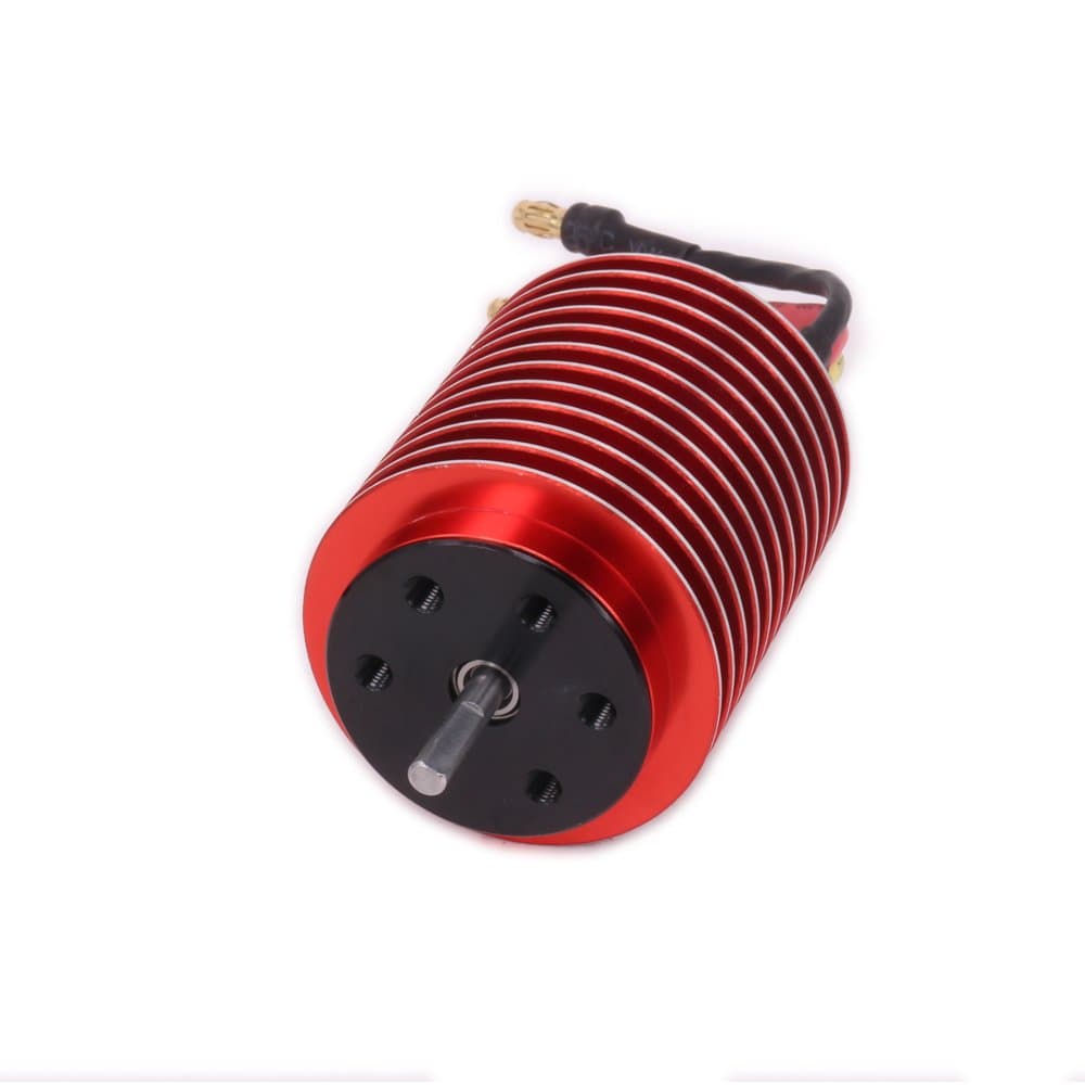 RCAWD KV3300 Brushless Motor 3650 M3650 Inrunner for Rc Hobby Model Car Boat 1/10 HSP Traxxas Arrma Himoto(Red)