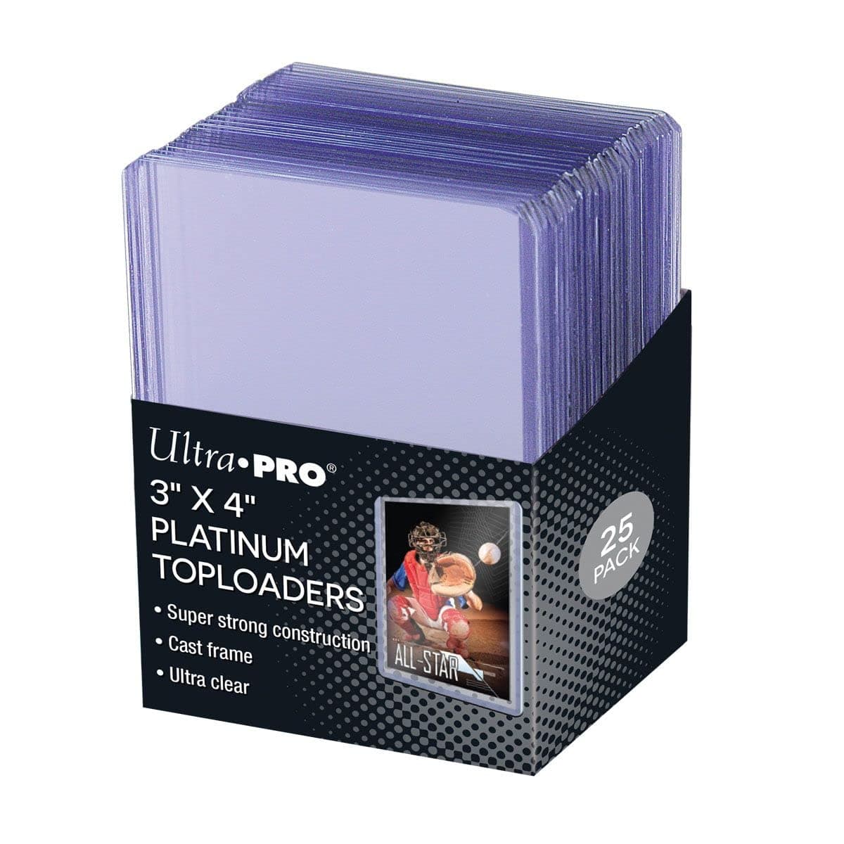 3" x 4" Ultra Clear Platinum Toploaders (25ct)