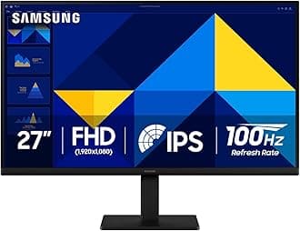 27" (S30GD) Essential Monitor with IPS Panel and Tilt Only Stand, 100Hz Refresh Rate, Ergonomic Design, Advanced Eye Care, Game Mode, LS27D304GANXZA