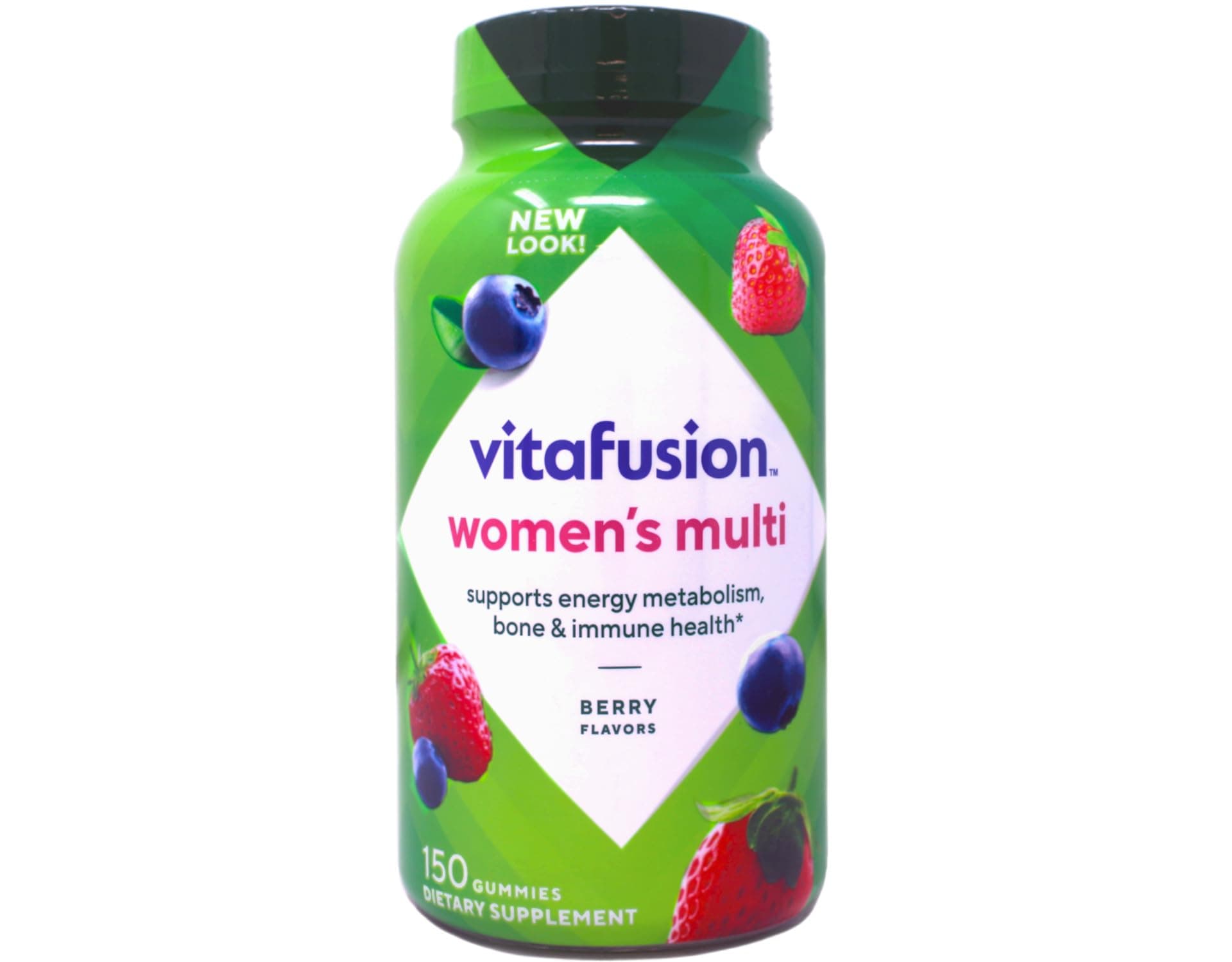 vitafusion Women’s Daily Gummy Multivitamin: vitamin C & E, Delicious Berry Flavors, 150ct (75 day supply), from America’s number one Gummy Vitamin Brand