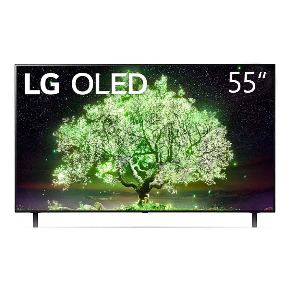 LG 55 Inch TV OLED Cinema Screen Design 4K HDR WebOS Smart With ThinQ AI Pixel Dimming - OLED55A1PVA (2021 Model)