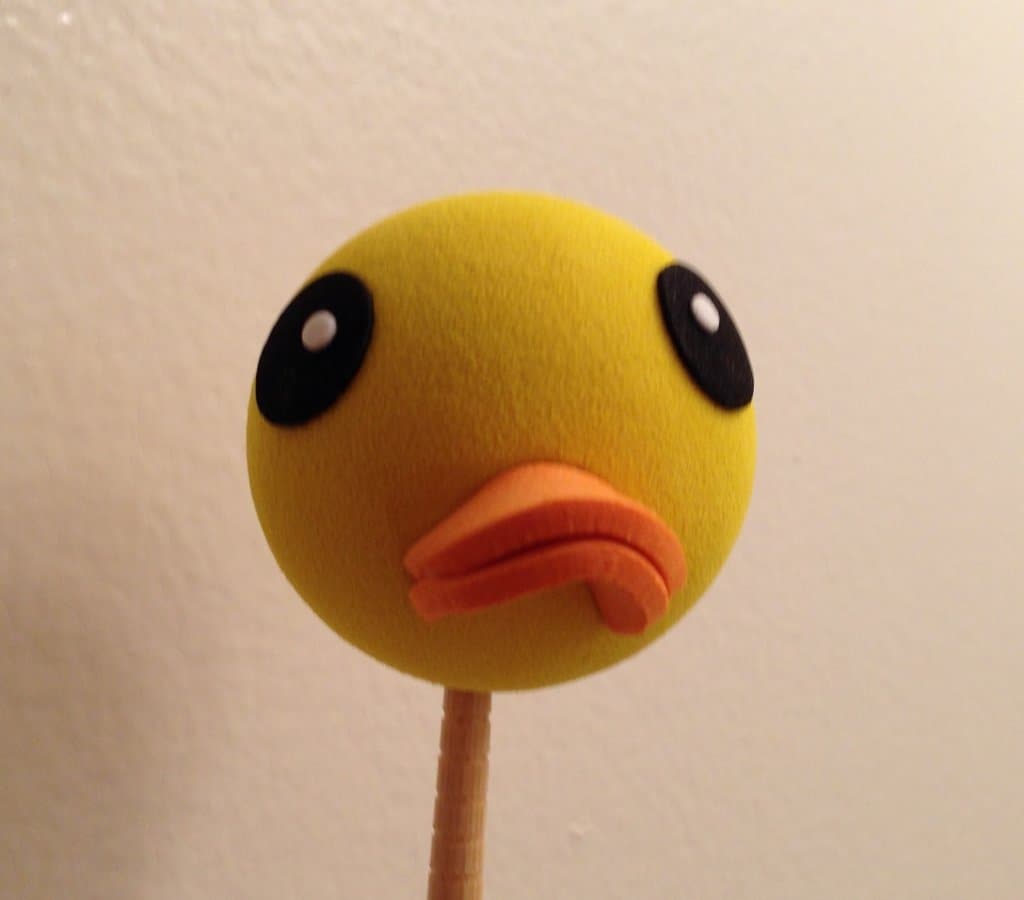 Rubber Ducky Head Antenna Topper Ball